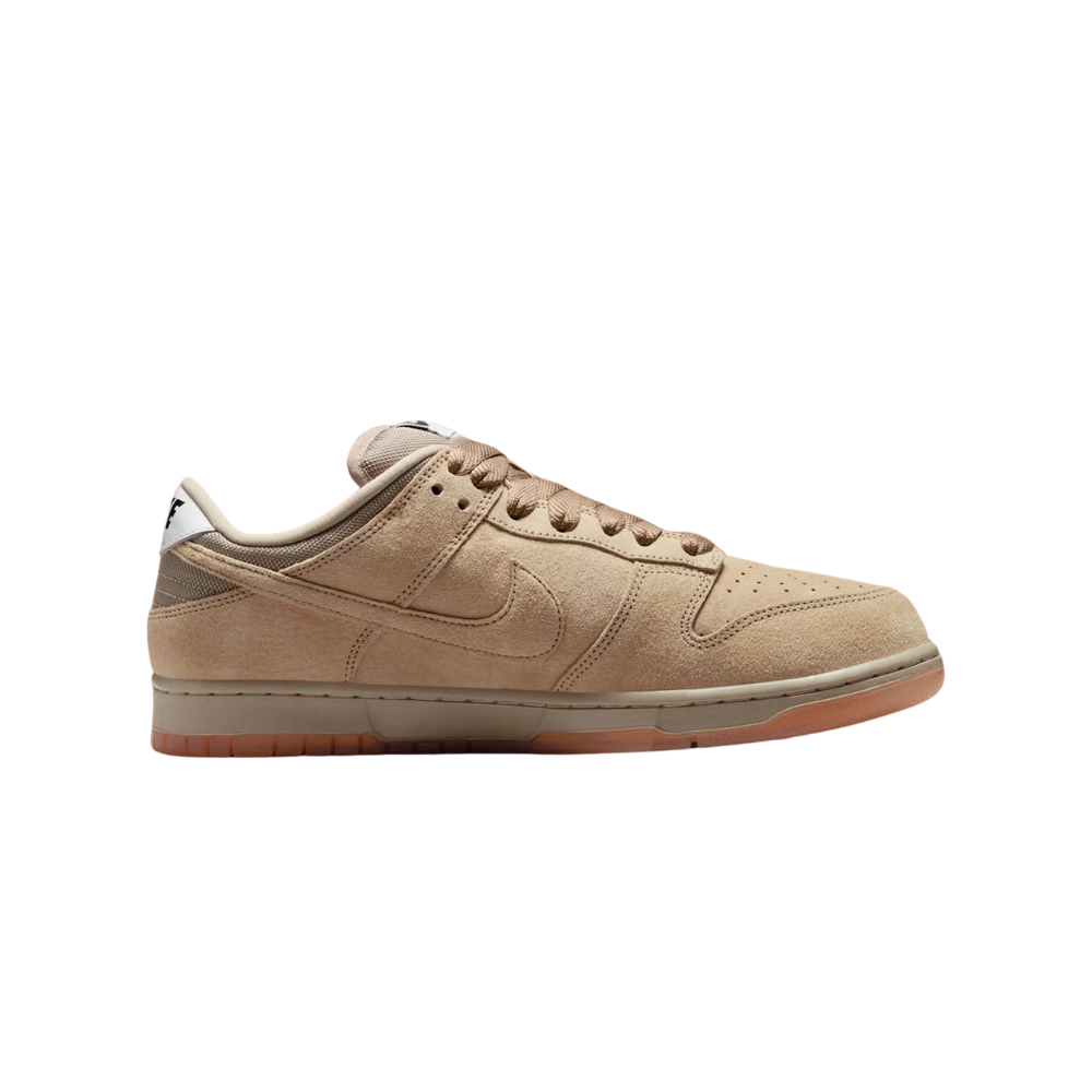 Nike SB Dunk Low Pro B Parachute Sneakers - Beige, Desert Khaki & White Colorway | Skateboarding Shoes for Men & Women | Perfect for Streetwear Fashion & Casual Wear