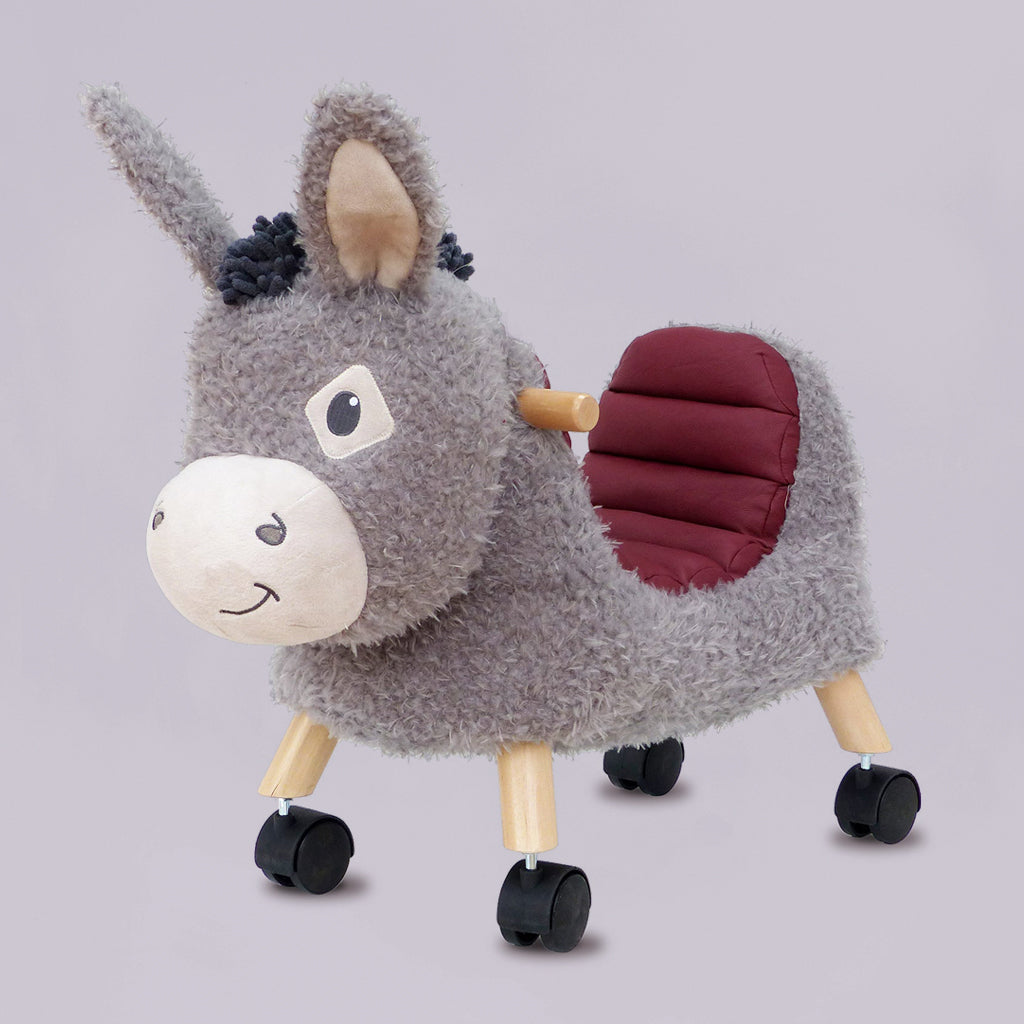 Bojangles Ride-On Donkey Toy for Kids - Interactive Rocking Animal Toy for Indoor & Outdoor Play - Perfect for Birthday Gifts & Toddler Pretend Play