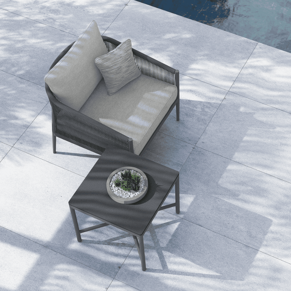 Catalina Outdoor Club Chair - Waterproof Wicker Patio Lounge Chair with Cushion - Perfect for Poolside, Garden, Deck, and Backyard Relaxation