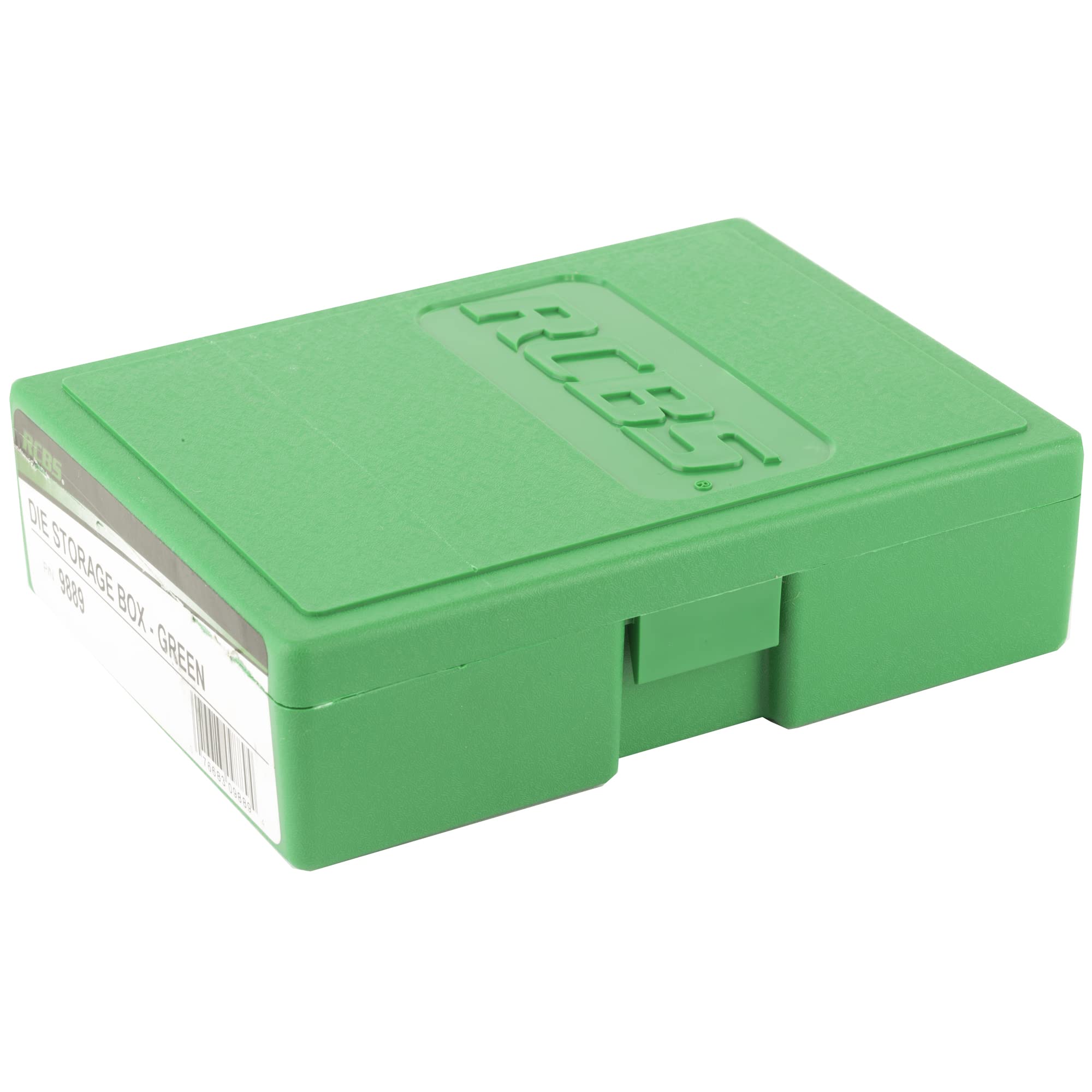 RCBS Reloading Die Storage Box - Heavy Duty Green Plastic Case for Ammunition Reloading Dies - Perfect for Gun Range, Hunting & Shooting Sports Accessories