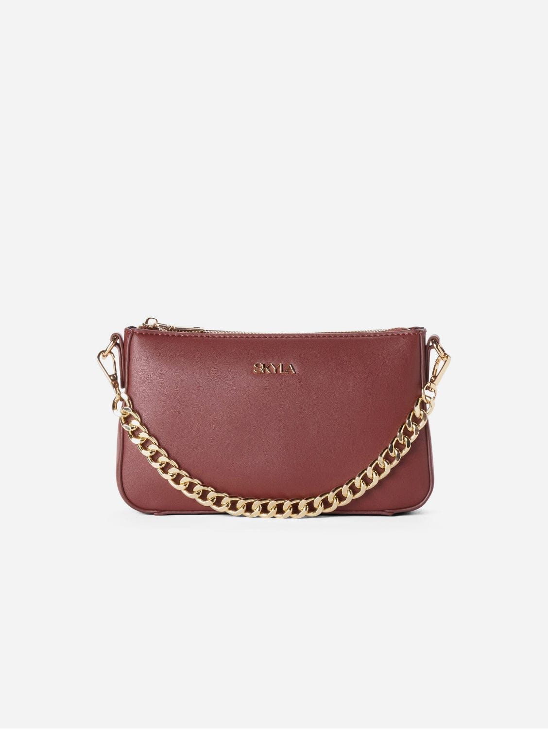 Jordan Vegan Leather Crossbody Bag for Women - Stylish Auburn Shoulder Purse | Perfect for Travel, Work & Everyday Use