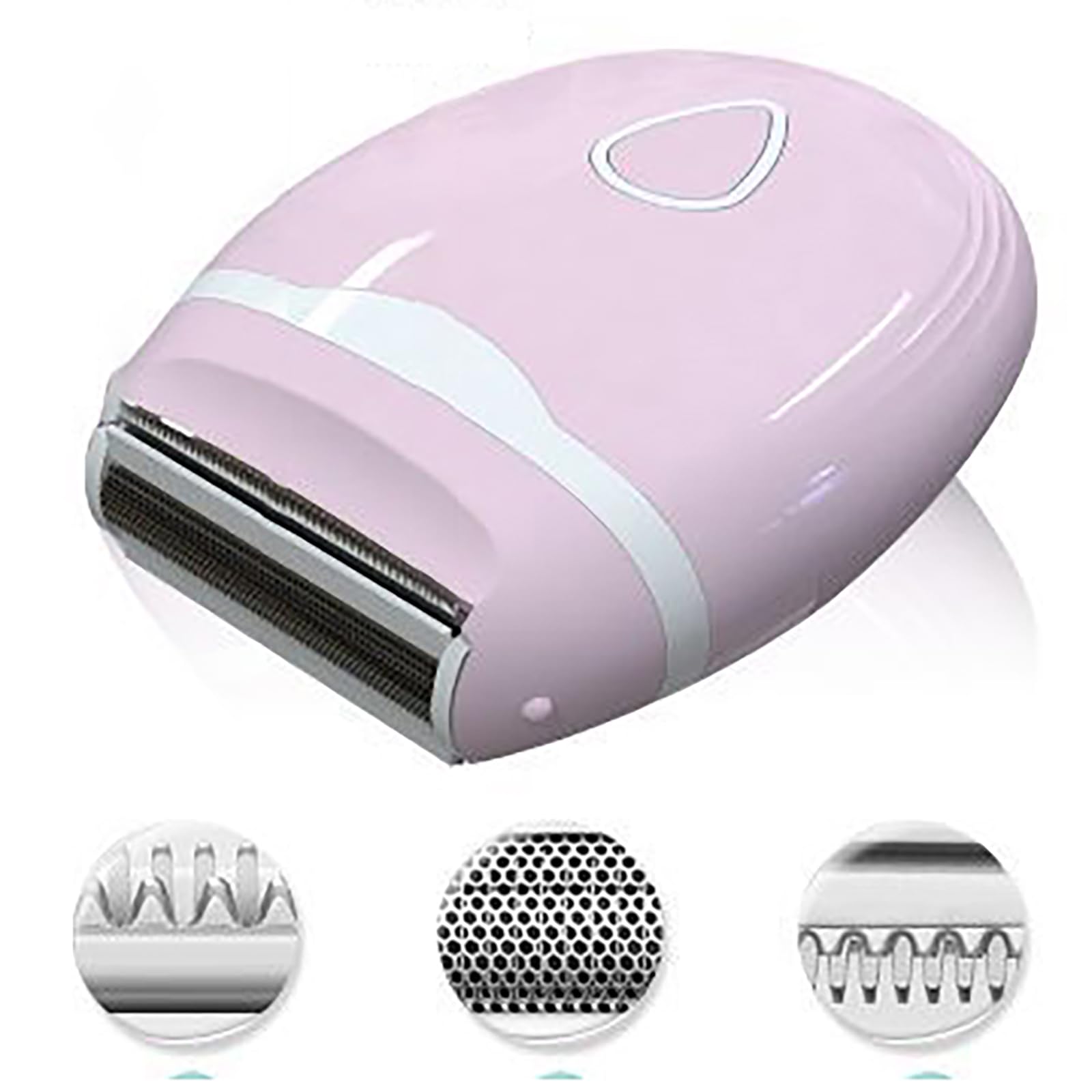 Best Cordless Electric Shaver for Women - Rechargeable Bikini Trimmer & Facial Hair Remover for Smooth Legs, Underarms & Body - Portable Battery Operated Women's Grooming Kit for Travel & Home Use