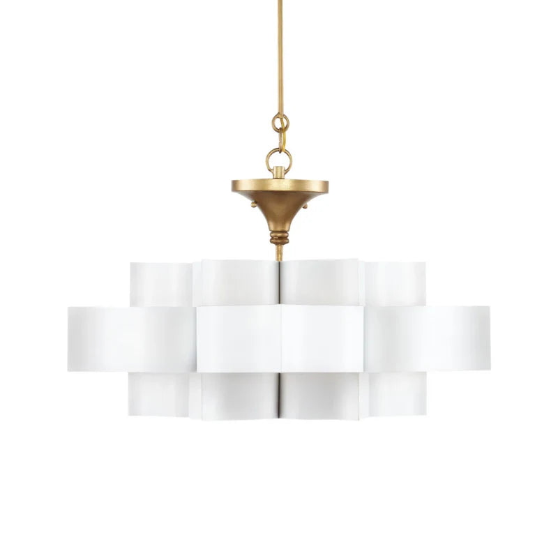 Grand Lotus Large Black Chandelier - Elegant Modern Ceiling Light Fixture for Dining Room, Living Room & Bedroom Decor