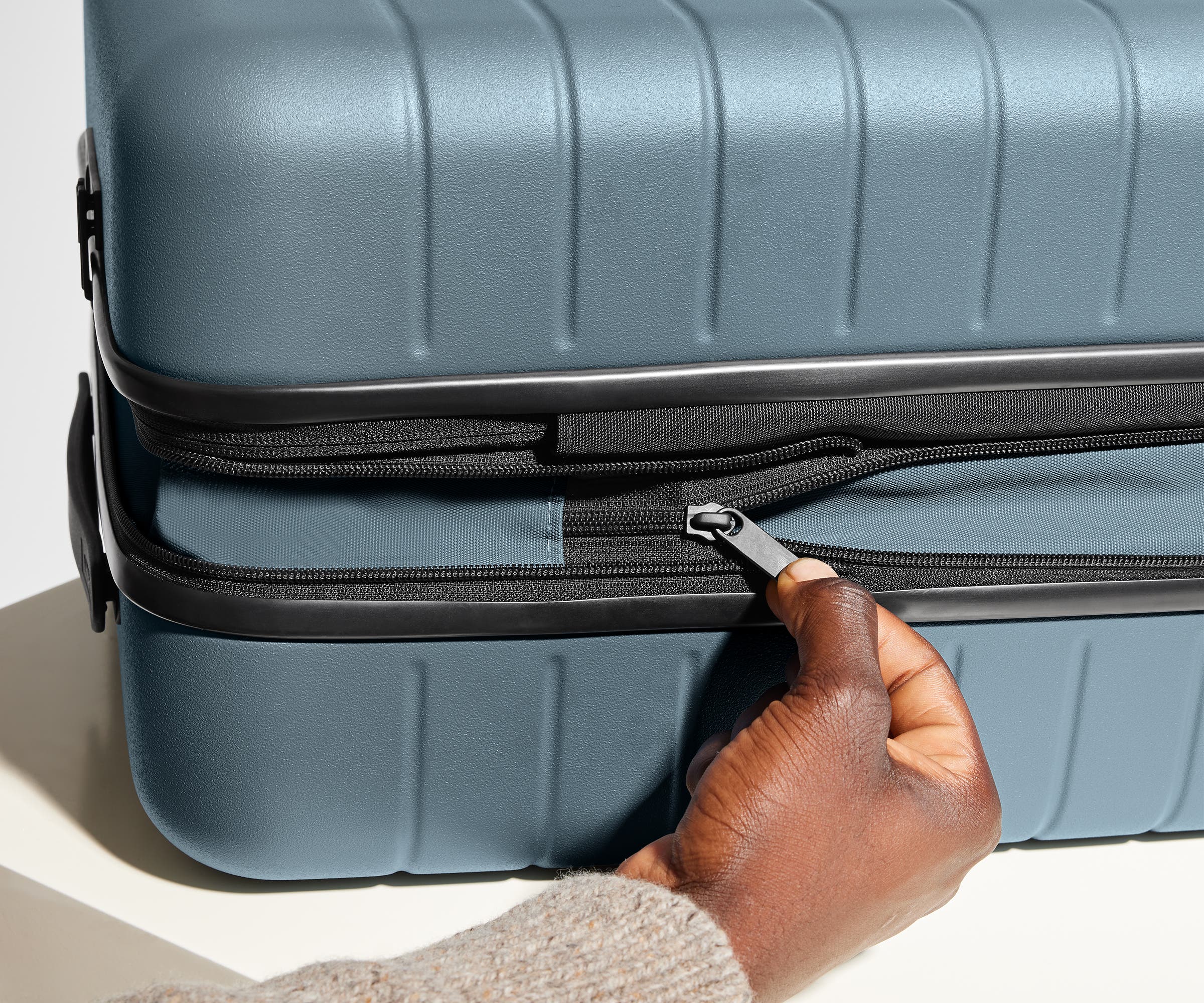 Coast Blue Carry On Flex Luggage - Lightweight & Durable Suitcase for Travel, Business Trips & Weekend Getaways