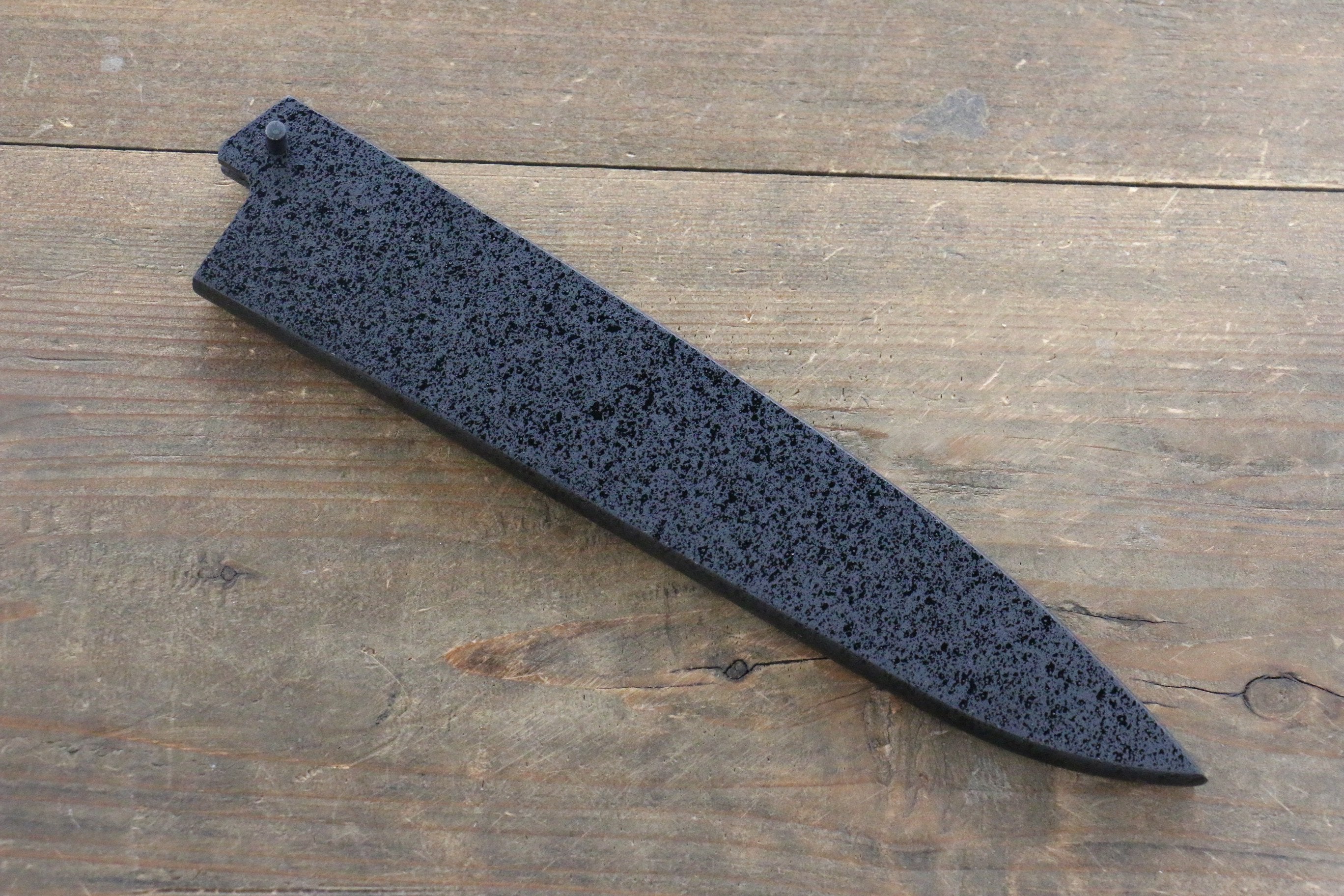 Premium Kuroshime Magnolia Sheath for 180mm Petty Utility Knife - Handcrafted Plywood Pin - Perfect for Kitchen Chefs & Outdoor Camping