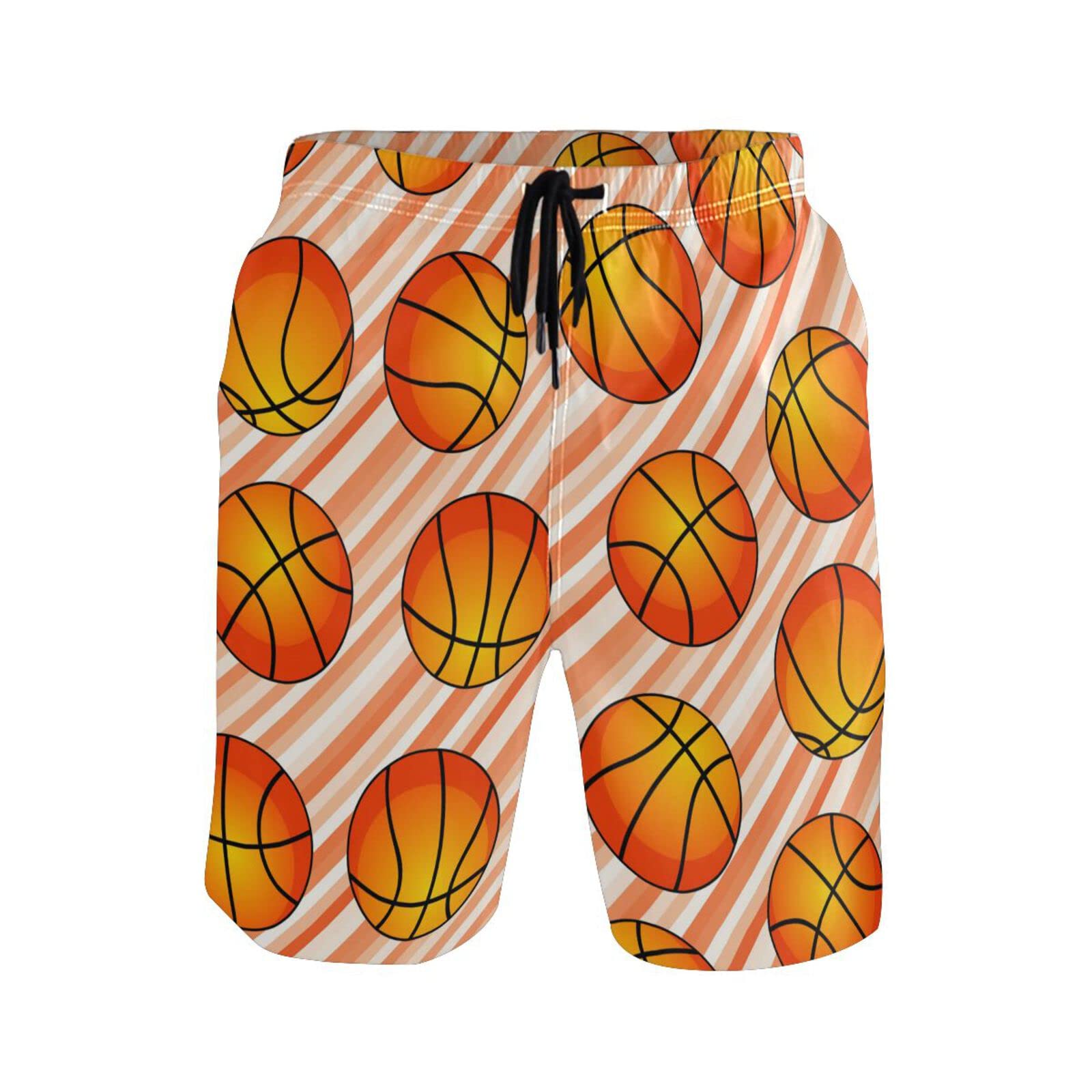 **Men's Quick-Dry Swim Trunks with Pockets - Comfortable Beach Shorts for Swimming, Surfing & Vacation - Ideal for Pool, Gym & Outdoor Activities**