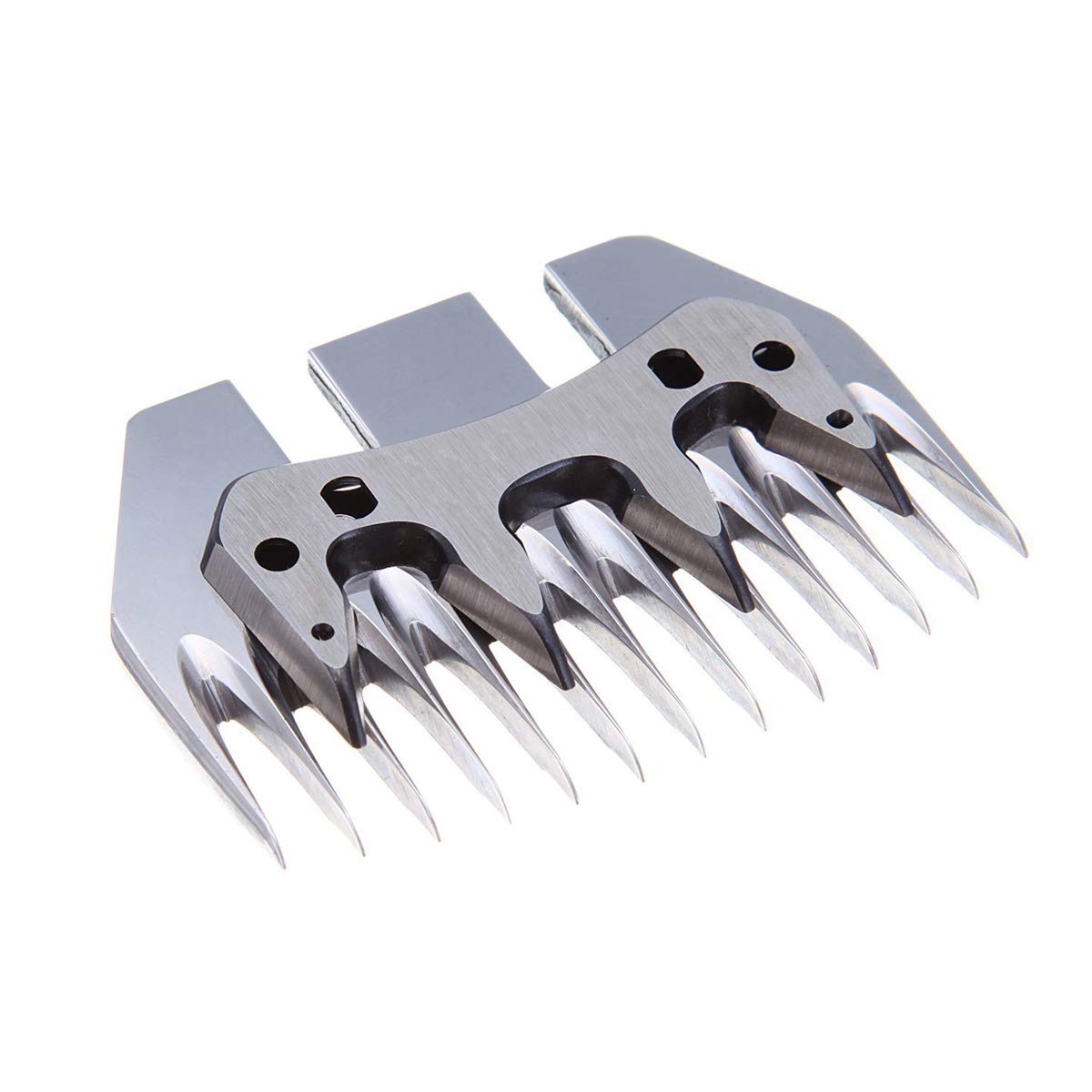 Sheep Shears & Wool Clippers Set - 13-Tooth Stainless Steel Replacement Blades with Shearing Comb - Professional Grooming Tools for Sheep, Alpacas & Livestock - Perfect for Farm Shearing & Animal Hair Trimming