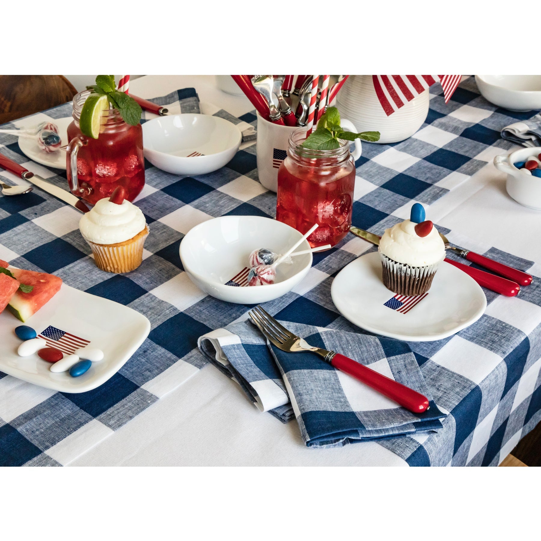 Buffalo Check Plaid Table Runner - Christmas Holiday Farmhouse Dining Decor for Kitchen, Dining Room, and Party Decorations