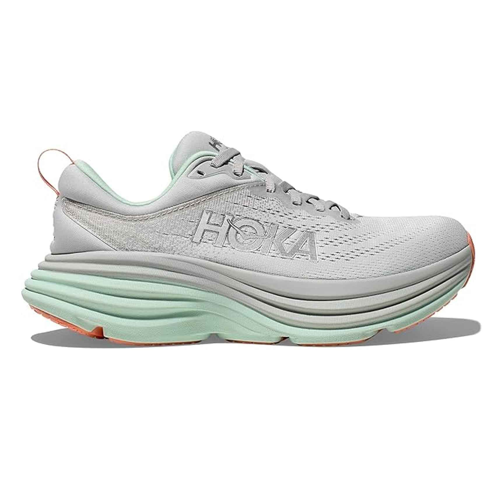 HOKA Bondi 8 Women's Running Shoes - Cushioned Road Running Sneakers for Women - Lightweight Comfortable Athletic Shoes for Jogging, Walking & Daily Wear