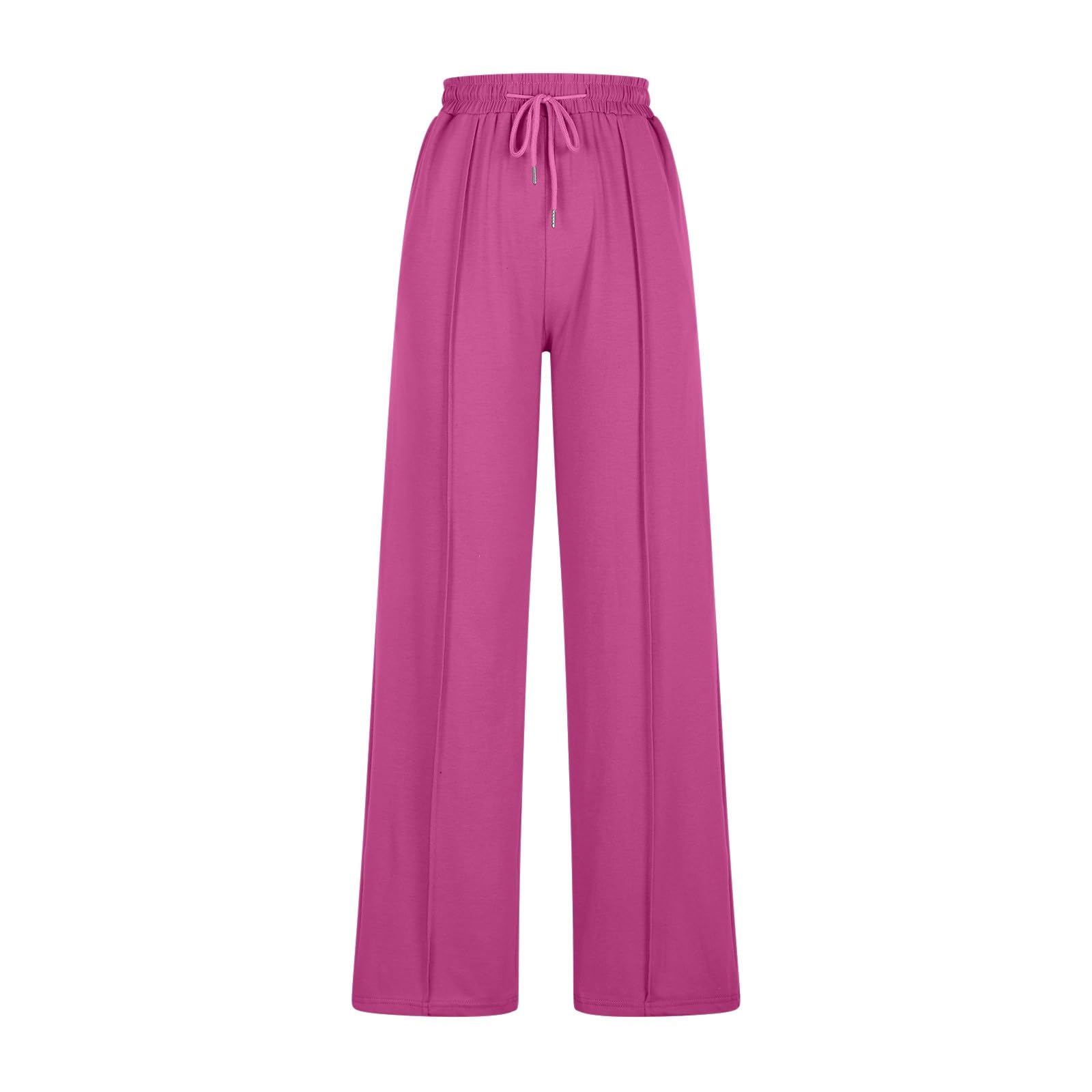 Women's High Waisted Wide Leg Sweatpants - Comfy Drawstring Lounge Pants with Pockets | Straight Leg Baggy Workout Pants for Yoga, Running & Casual Wear