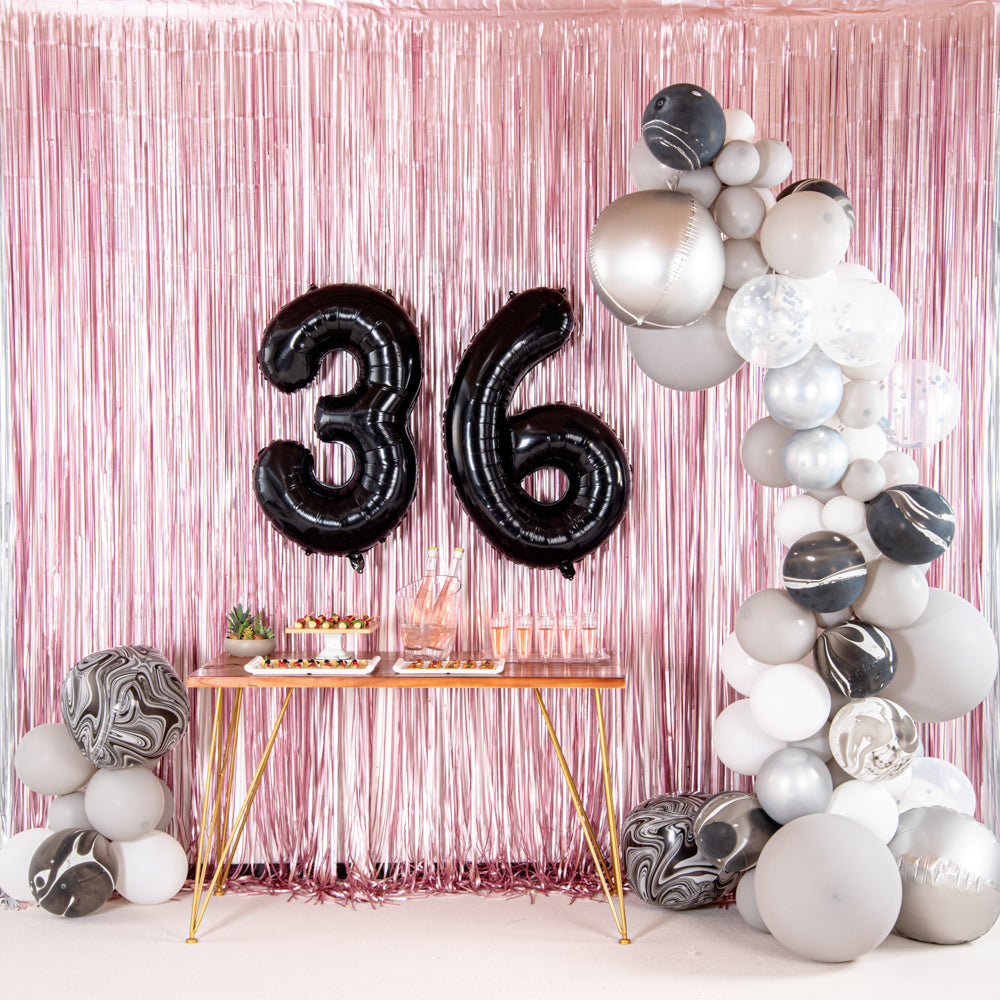 Balloonify Black Mylar Number 6 Balloon - 40 Inch Large Foil Balloon for Birthday Parties, Anniversaries & Special Events (1 Count Box)