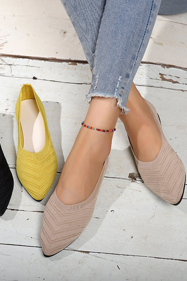 Stylish & Comfortable Women's Flats - Breathable Slip-On Loafers for Work, Travel & Everyday Wear