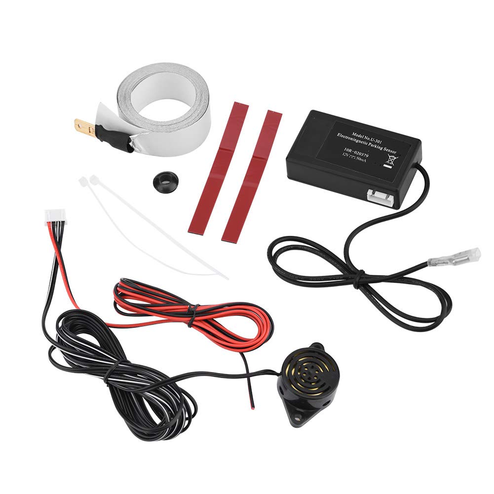 Universal Car Parking Sensor Kit with Electromagnetic Induction - Reversing Alarm Backup Sensor for Cars, Trucks & RVs | Easy Installation & Accurate Detection for Safe Parking in Tight Spaces