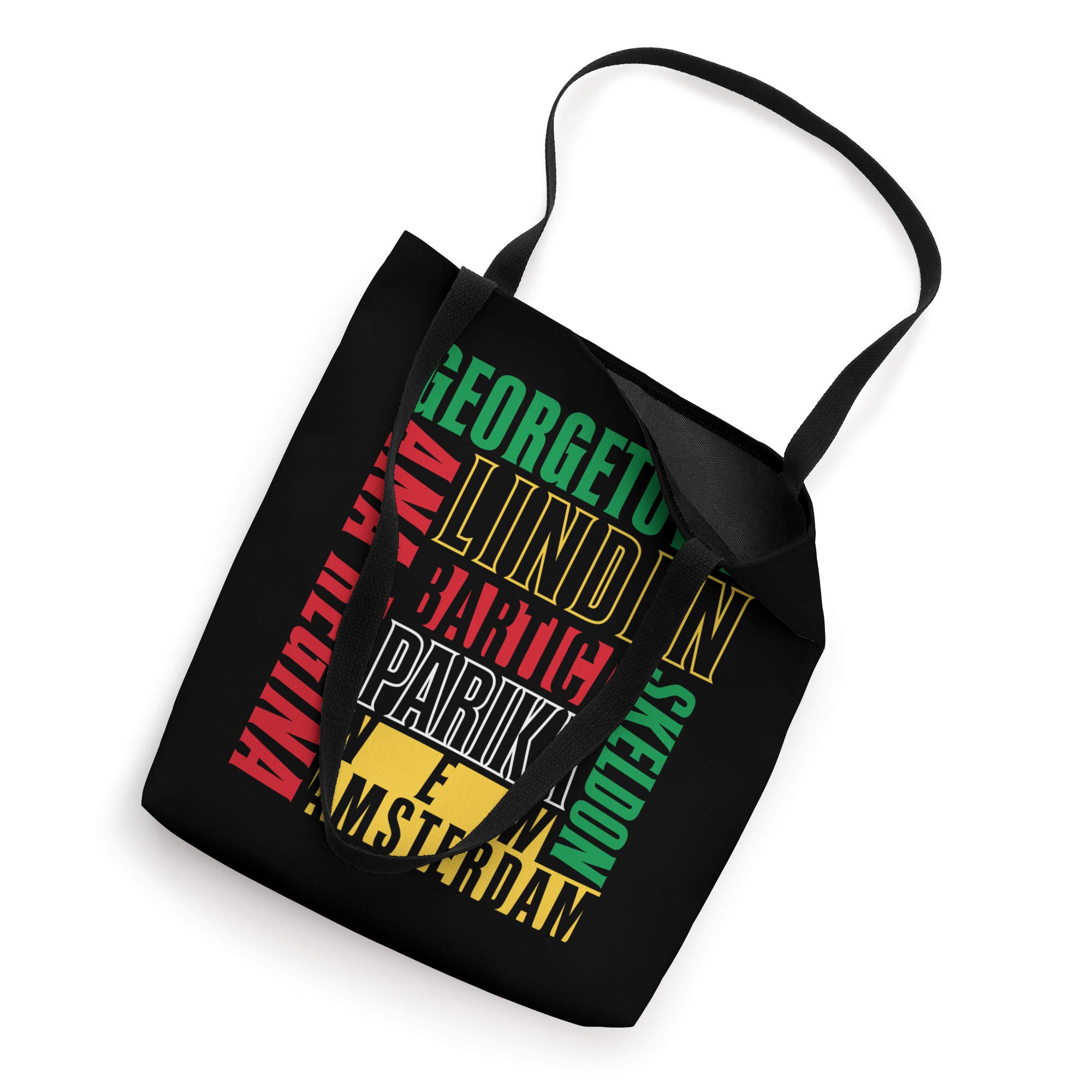 Stylish Cities of Guyana Tote Bag - Durable & Lightweight Cotton Shopping Bag for Travel, Beach & Everyday Use