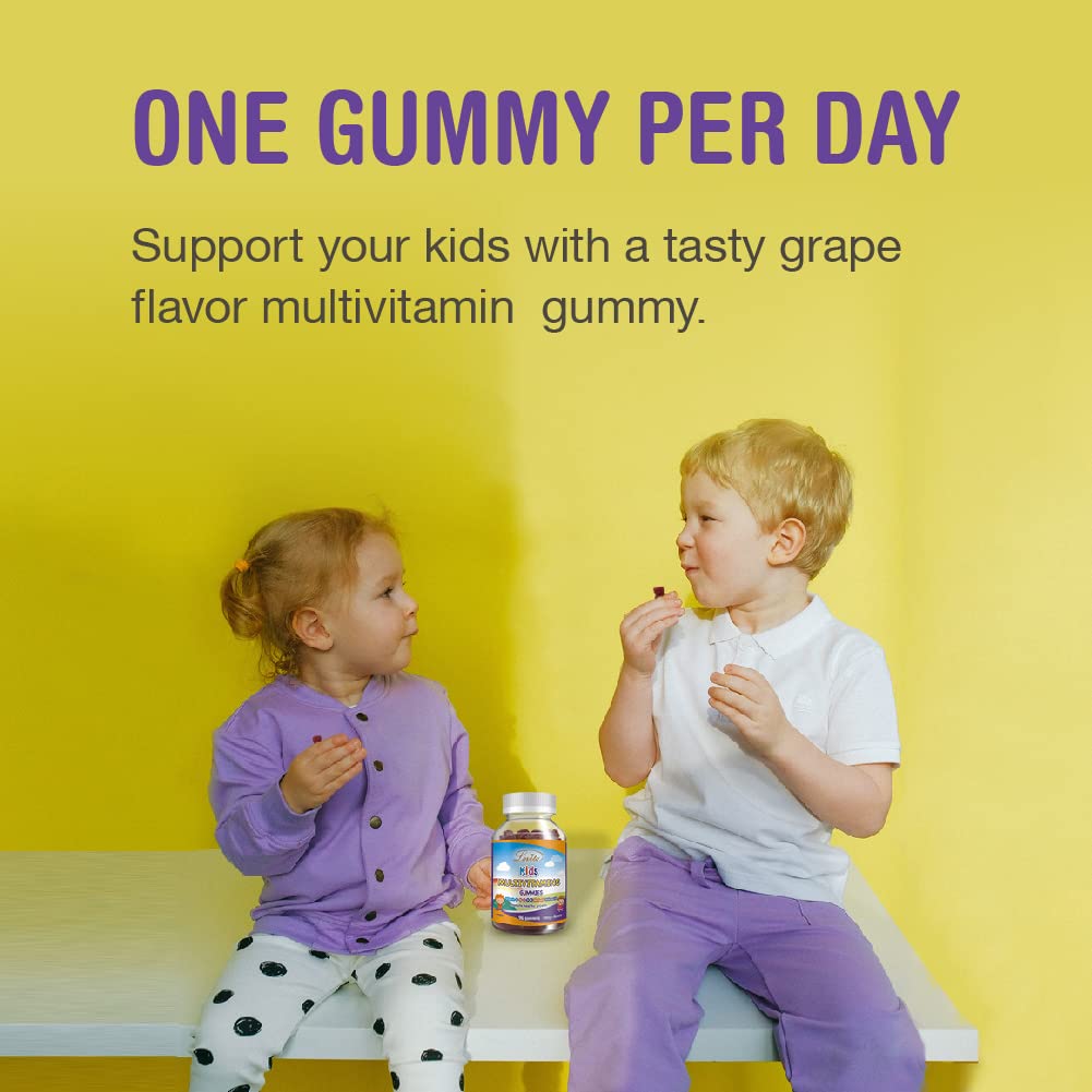 Lovita Kids Multivitamin Gummies - 90 Count | Delicious Vitamin Supplement for Children's Daily Health & Immune Support | Perfect for Picky Eaters & On-the-Go Nutrition