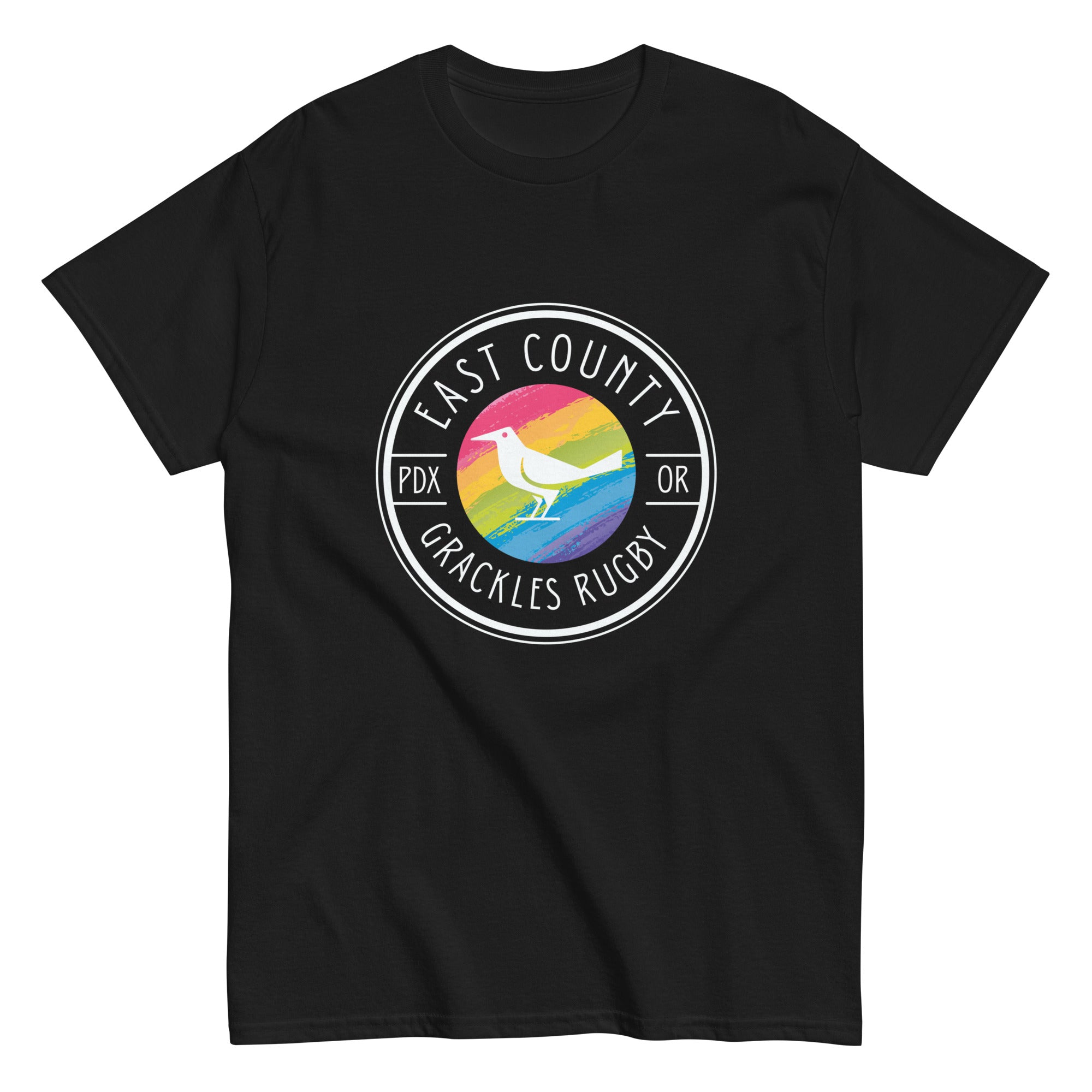 East Co. Grackles Classic Cotton T-Shirt for Men & Women | Vintage Graphic Tee | Casual Streetwear & Everyday Wear