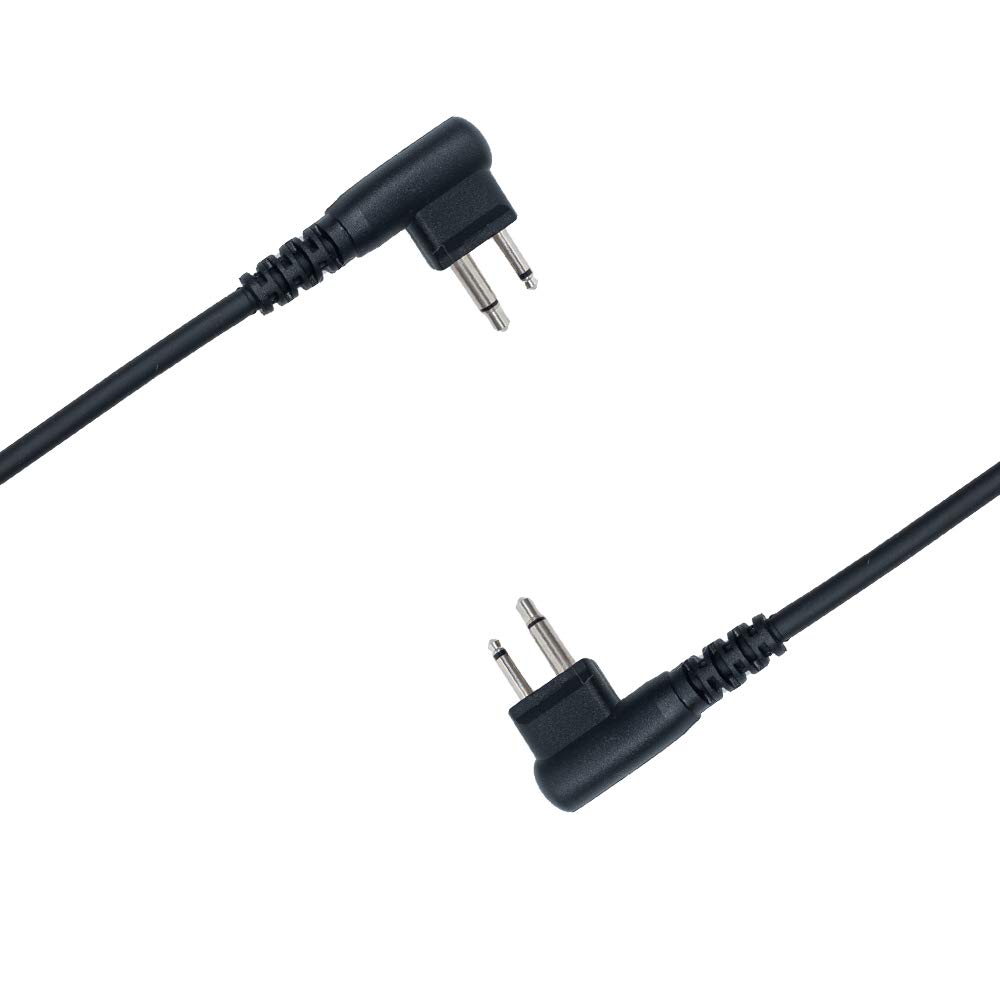 Tactical Throat Mic Headset with U94 PTT - Compatible with Motorola CLS1110, CLS1410, CP200, CP200D Two-Way Radios & Walkie Talkies (2-Pin) - Ideal for Security, Construction & Outdoor Adventures
