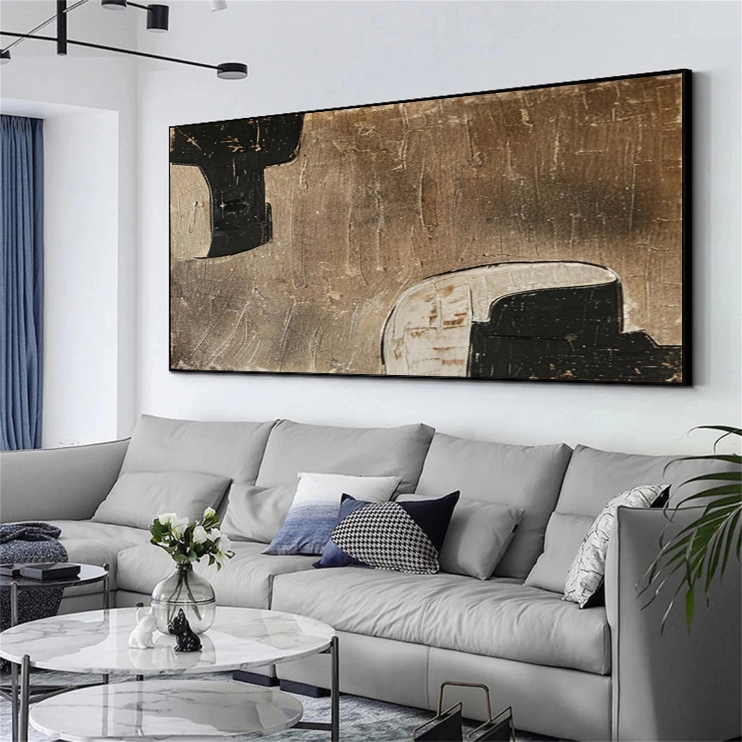 Abstract Tranquility Wall Art #WS205 - Modern Minimalist Canvas Painting for Home & Office Decor - Perfect for Living Room, Bedroom or Meditation Space