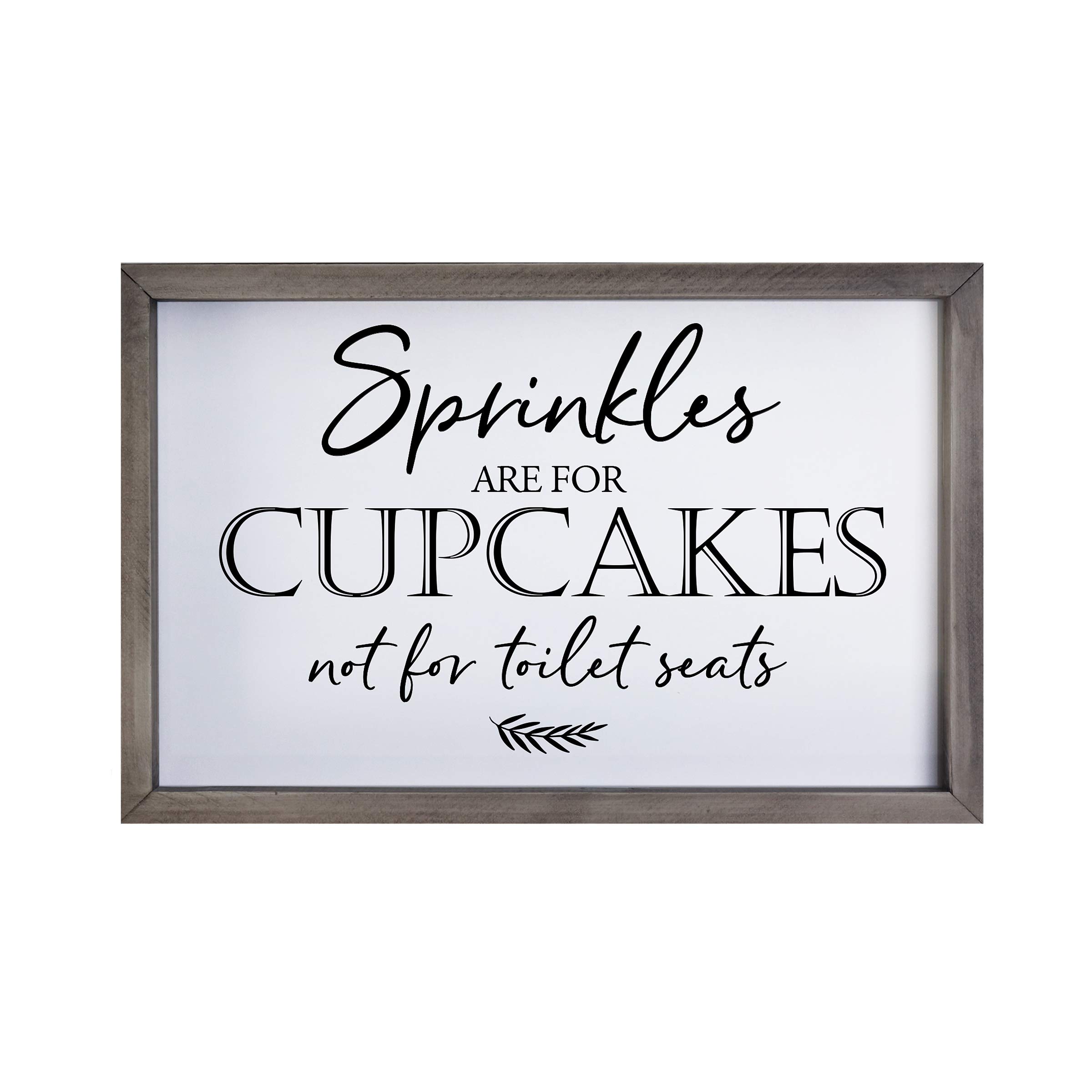 Farmhouse Bathroom Sign - Rustic Wooden Decor for Modern Homes, Perfect Wall Art for Cupcakes & Sprinkles Theme