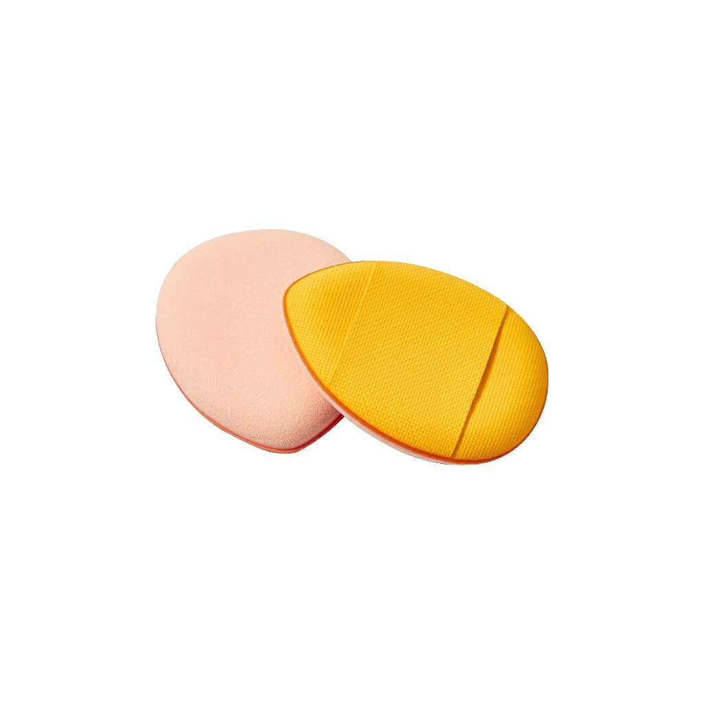 Professional Makeup Sponge & Powder Puff - Universal Concealer Blender for Foundation, Contouring & Setting Powder | Ideal for Home, Travel & Professional Use | Soft & Durable Yellow Cosmetic Sponge