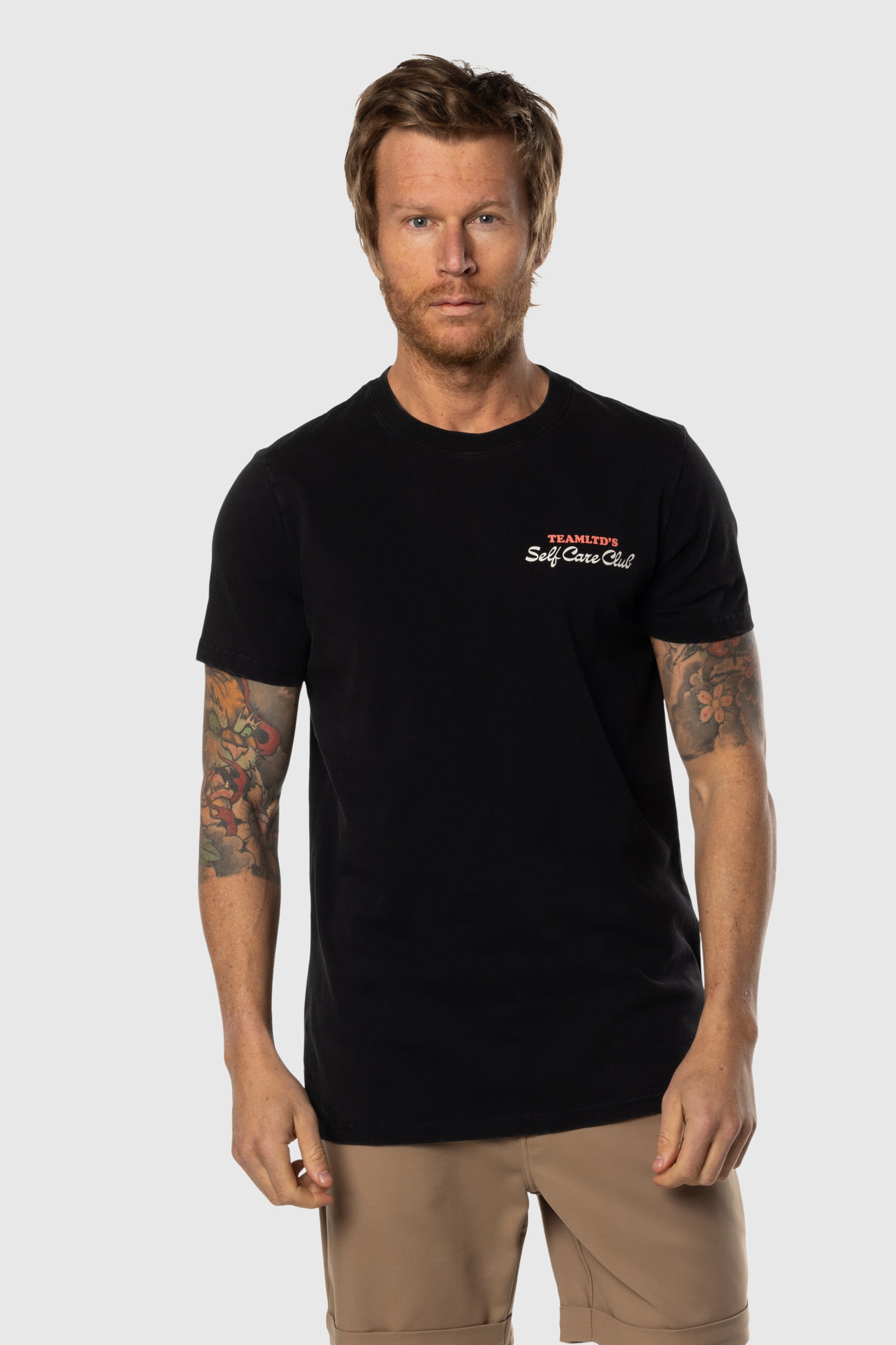 Vintage Black Self Care T-Shirt - Soft Cotton Relaxing Tee for Yoga, Meditation & Everyday Comfort