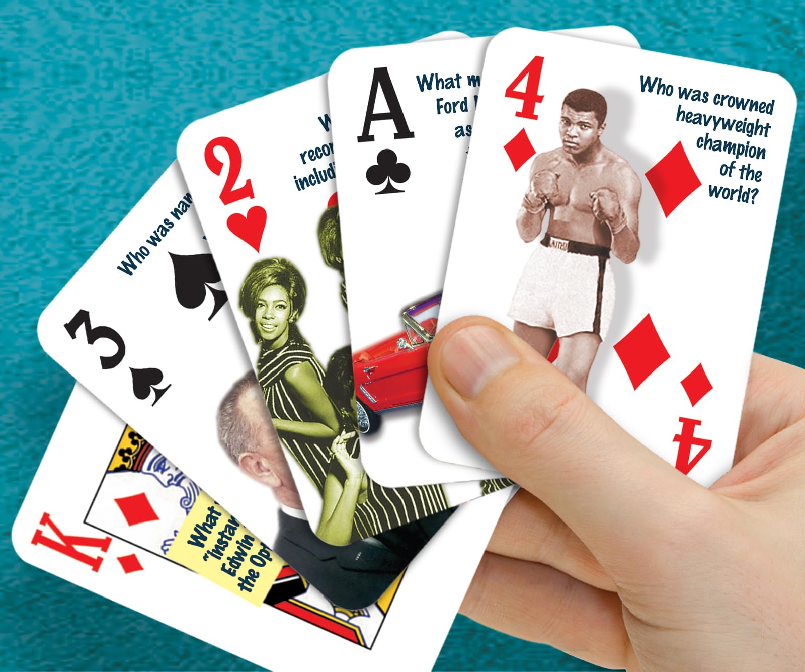 1965 Trivia Playing Cards - Fun Historical Facts Game for Birthday & Anniversary Parties | Perfect for Game Nights, Family Gatherings & Retro Theme Events