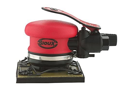 Sioux 1/4 Sheet Jitterbug Sander (Ro2510-44FNC) - Compact Power Sander for Woodworking & DIY Projects - Perfect for Sanding Furniture, Cabinets & Small Wood Surfaces