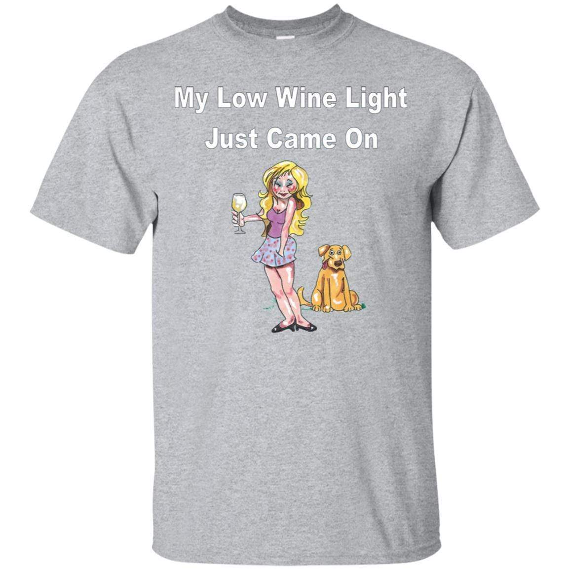 Low Wine Light Ultra Cotton Unisex T-Shirt | Soft & Comfortable Casual Tee for Men & Women | Perfect for Wine Tasting, Parties & Everyday Wear