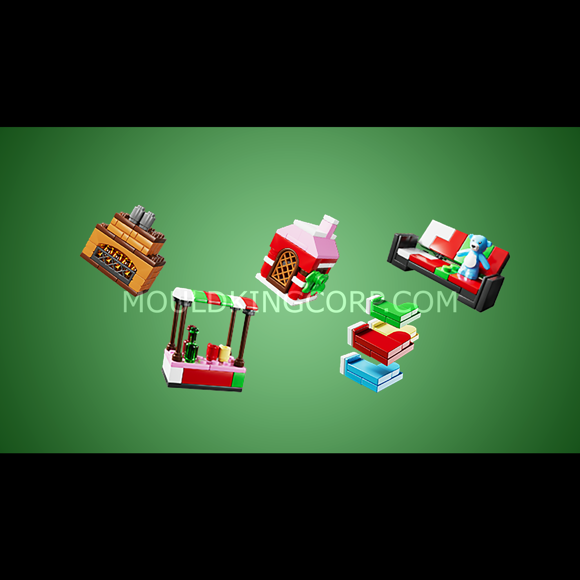 Mould King 10164 Christmas Advent Calendar Building Blocks Set - 694 Pieces | Holiday Countdown DIY Toy for Kids & Adults | Perfect for Christmas Decorations & Gift Giving