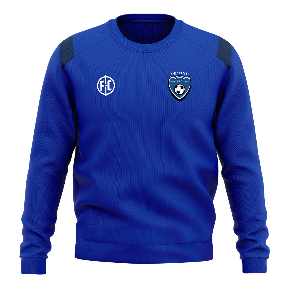 Petone Club Contrast Sweatshirt for Men & Women | Trendy Casual Pullover with Stylish Color Block Design | Perfect for Streetwear, Gym, and Everyday Outfits