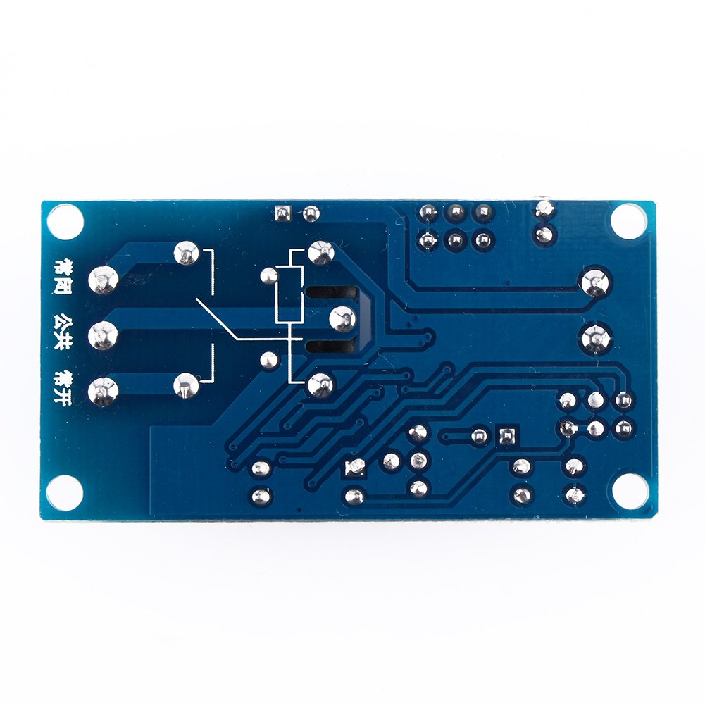 12V DC Delay Relay Timer Switch Module - Adjustable On/Off Delay Circuit with Anti-Power Reversal Diode (2.16x1.18 inch) for Automotive, Home Automation, and DIY Electronics Projects