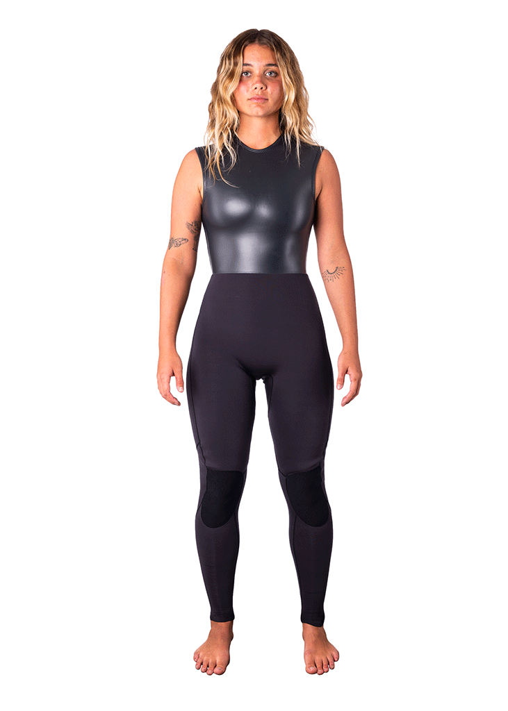 2mm Smoothskin Women's Back Zip Long Jane Wetsuit for Scuba Diving, Surfing & Water Sports | Full Body Neoprene Suit for Warmth & Protection