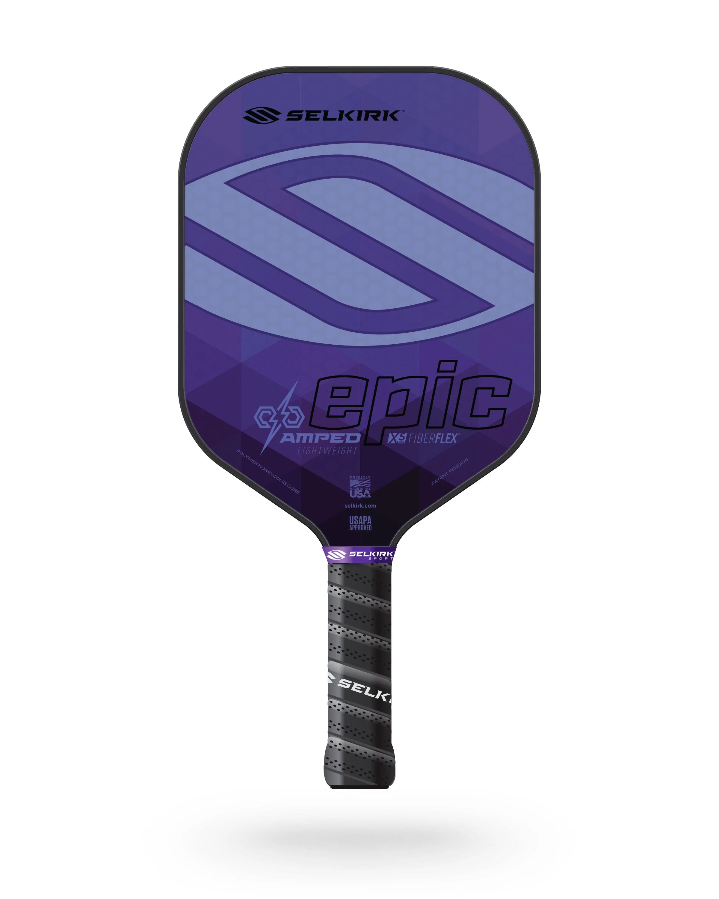 Selkirk Amped Epic Pickleball Paddle - Premium Carbon Fiber Paddle for Competitive Play | Perfect for Outdoor & Indoor Court Games, Tournaments & Recreational Play