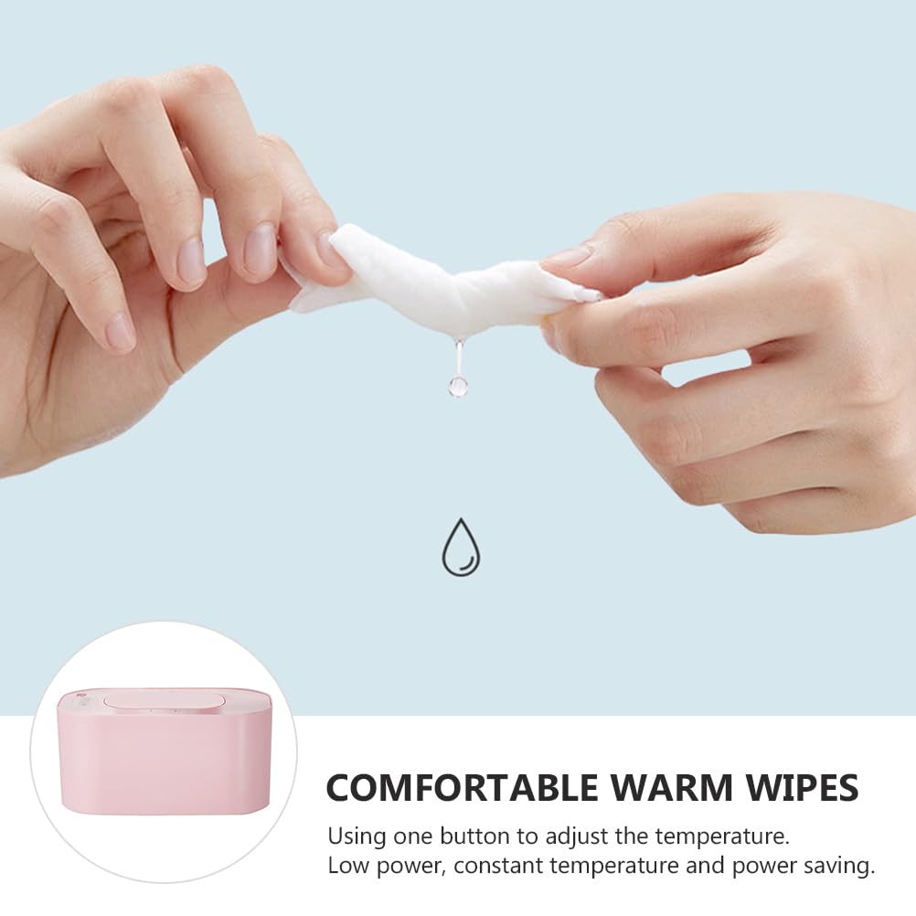 Portable Cordless Wipes Warmer - Battery Operated Wet Tissue Heater & Dispenser for Adults | Travel, Baby Care, Home & Office Use
