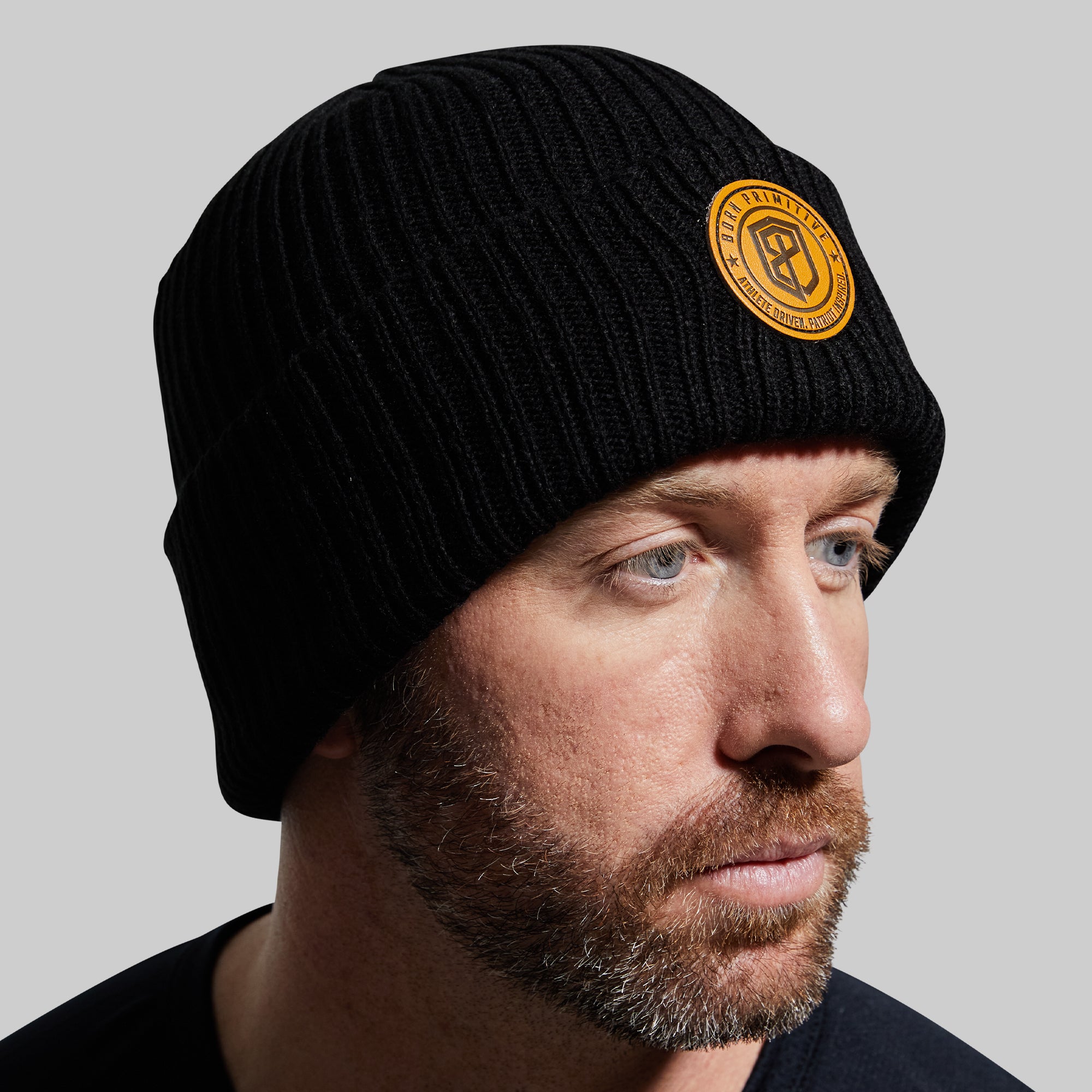 Heritage Knit Beanie - Soft Winter Hat for Men & Women, Black, Warm Fleece Lined Beanie Cap for Cold Weather, Outdoor Activities, Skiing, and Hiking