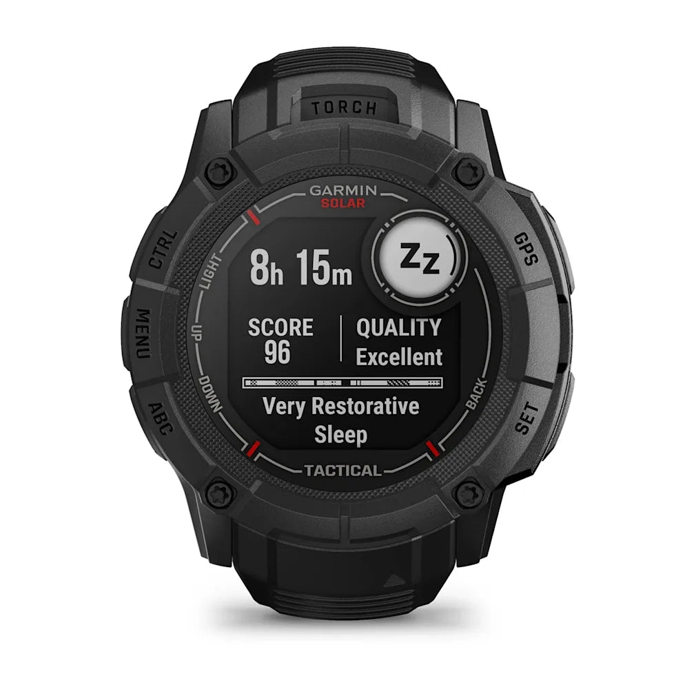 Garmin Instinct 2X Solar Tactical Smartwatch with Ballistic Calculator & NVG Compatibility - Rugged Outdoor GPS Watch for Hiking, Hunting & Military Use