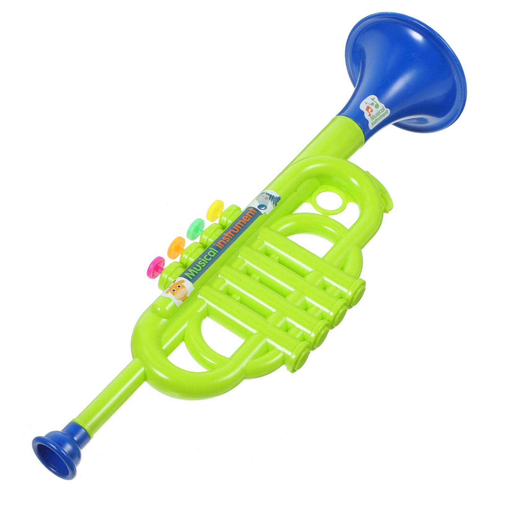 BESTonZON Miniature Plastic Trumpet Toy - Realistic Musical Instrument for Kids, Educational Clarinet Toy with ABS Material - Perfect for Child Development, Room Decor & Pretend Play
