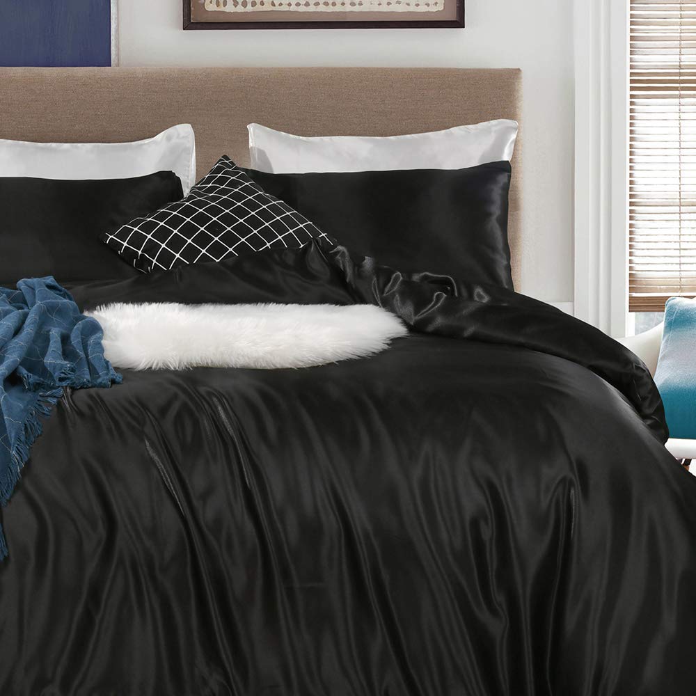 Luxury 9-Piece Silk Satin Bed Sheet Set - 18
