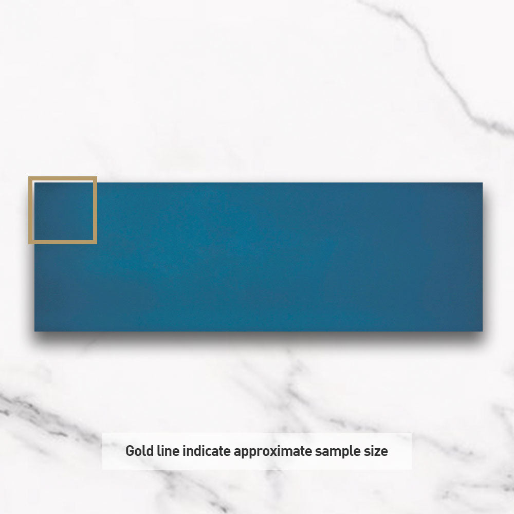 Premium Falsetto Blue 200x600mm Glossy Ceramic Wall Tile - Waterproof & Scratch-Resistant for Bathroom, Kitchen Backsplash & Modern Interior Design