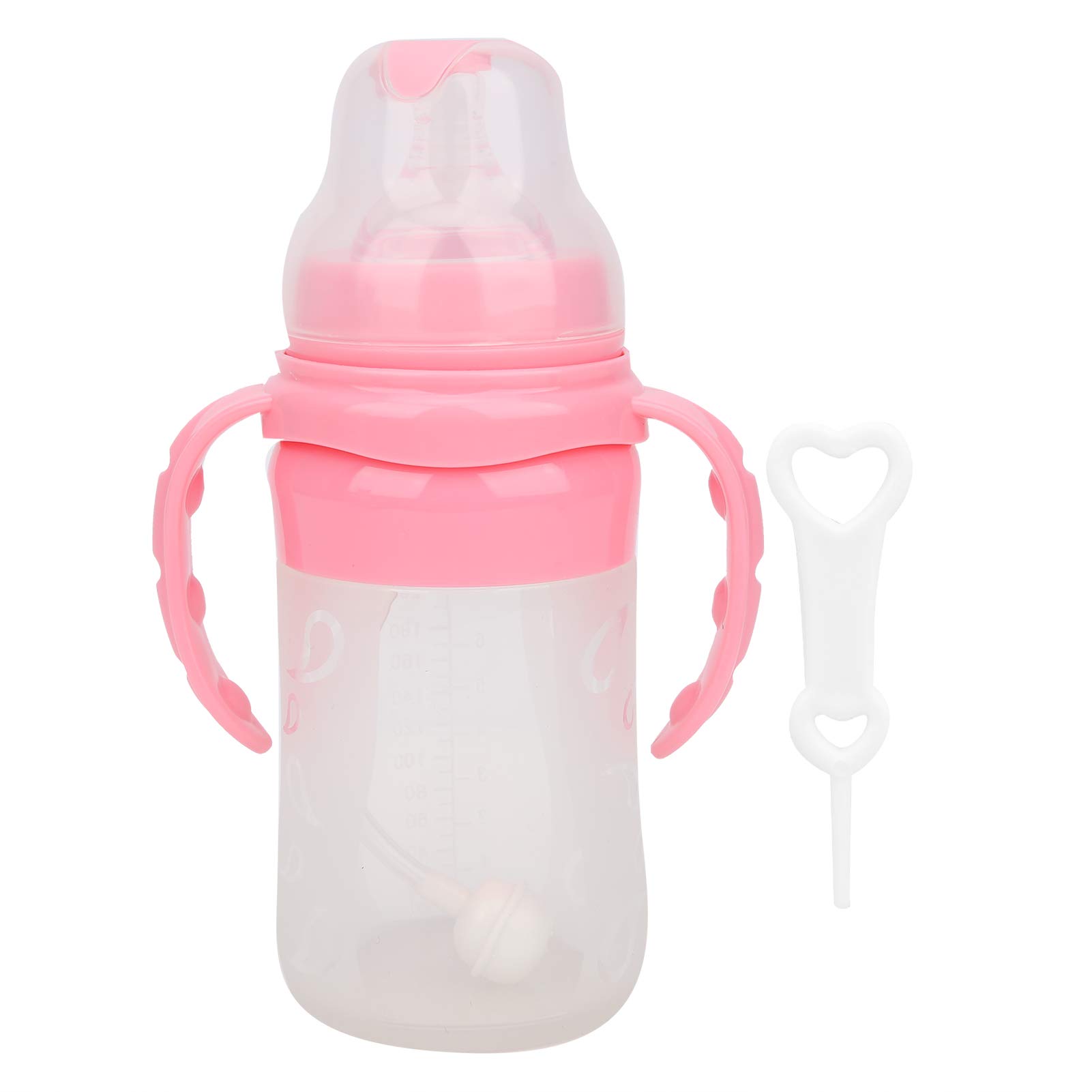 Zerodis Baby Feeding Bottle - Wide Neck Silicone Nursing Bottle with Handle for Newborns & Infants | BPA-Free, Anti-Colic, Easy Grip | Perfect for Breastmilk, Formula & On-the-Go Feeding (#2)