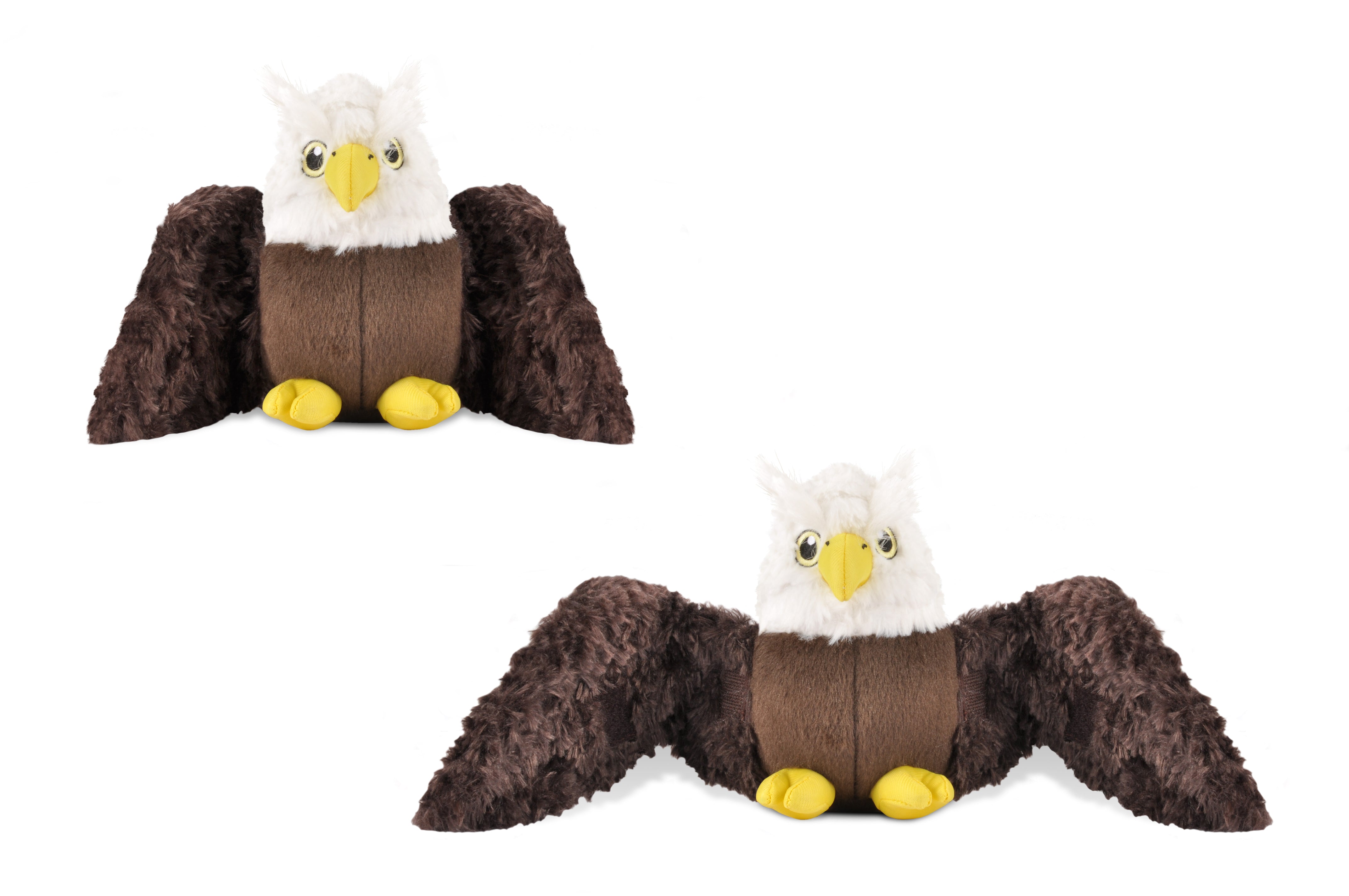 Edgar the Eagle Plush Dog Toy - Fetching Flock™ Chew-Resistant Squeaky Stuffed Animal for Medium & Large Dogs | Perfect for Fetch, Tug-of-War & Cuddling | Pet P.L.A.Y.