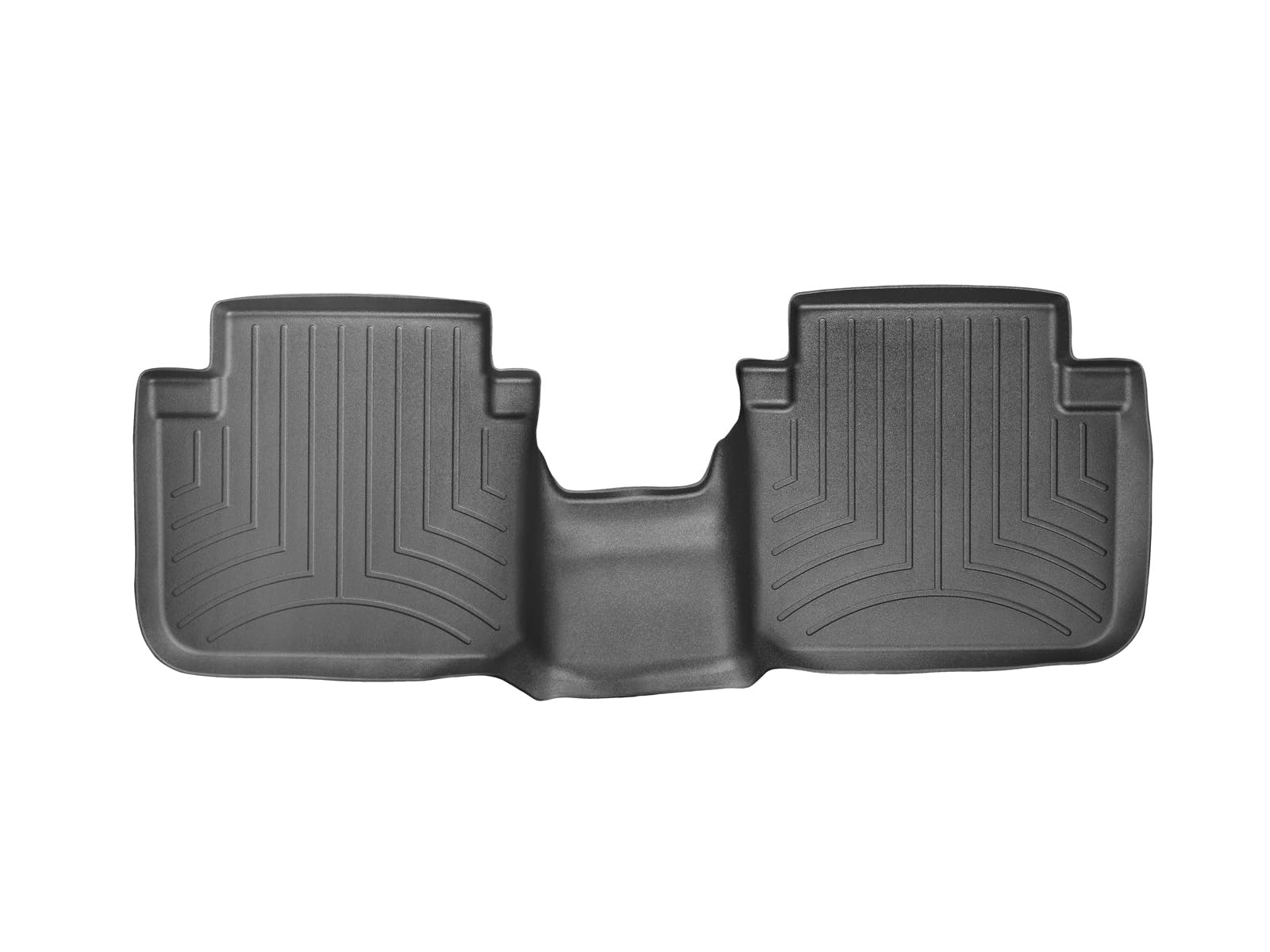 WeatherTech Custom Fit FloorLiners for Honda Accord - 2nd Row (444812), Black - All-Weather Protection for Car Interiors, Perfect for Mud, Snow & Spills