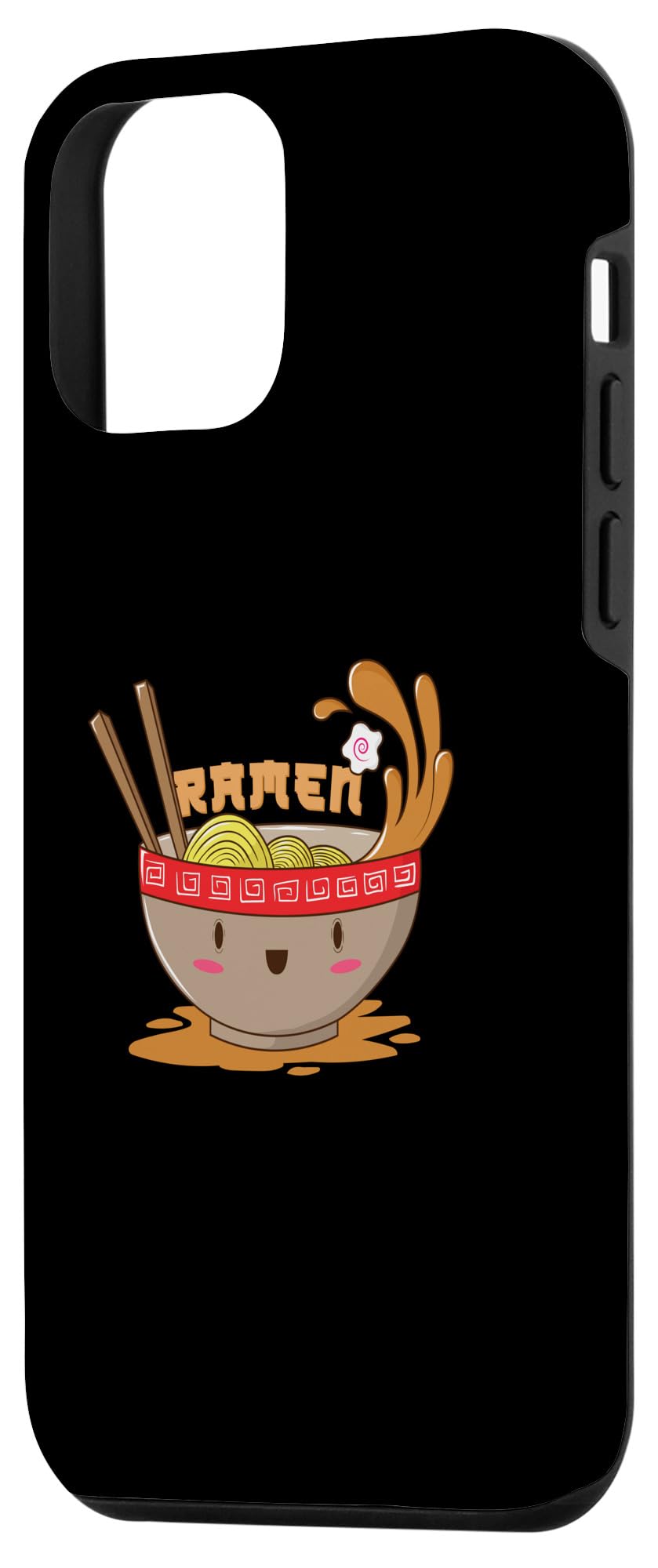 iPhone 12 Mini Case - Japanese Ramen Noodle Soup Design | Cute Food-Themed Protective Cover for Work, School & Travel