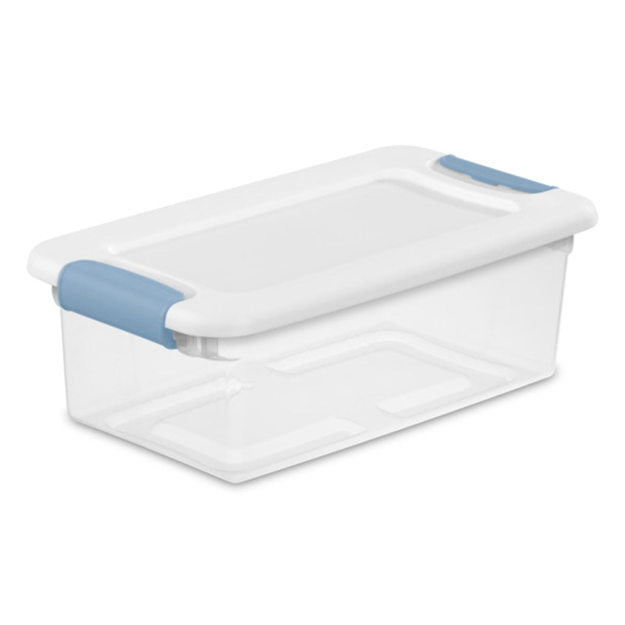 Sterilite 36-Pack 6 Quart Clear Plastic Stackable Storage Bins with Latching Lids - Perfect for Home Organization, Office Supplies & Toy Storage