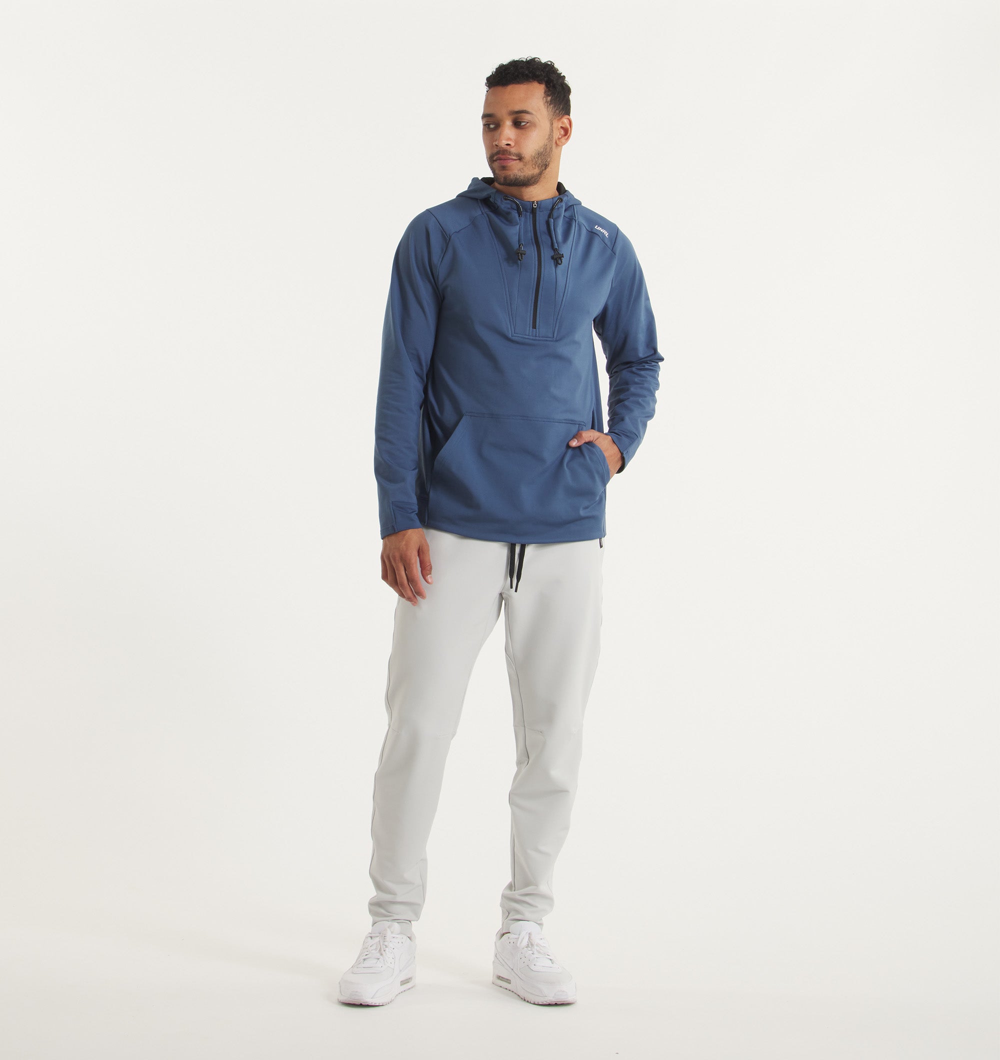 Stylish Crossover Half Zip Hoodie for Men & Women - Comfortable Pullover Sweatshirt for Casual Wear, Gym, and Outdoor Activities