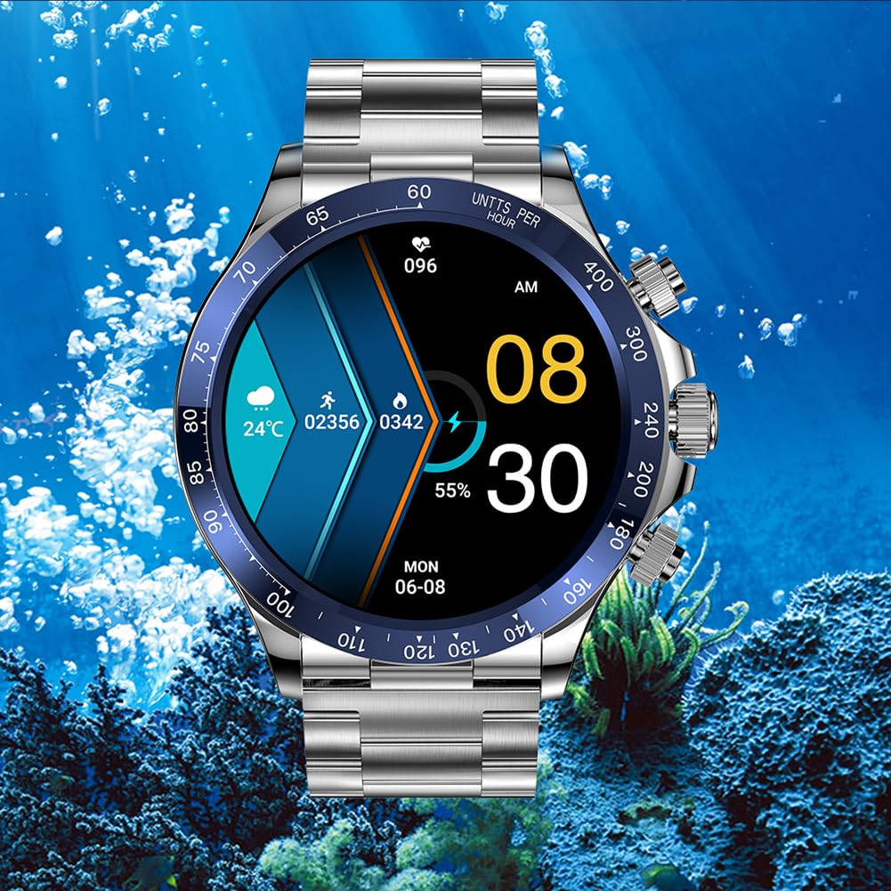 SRGDRR Men's Smart Watch with Bluetooth Call & Answer, 1.39