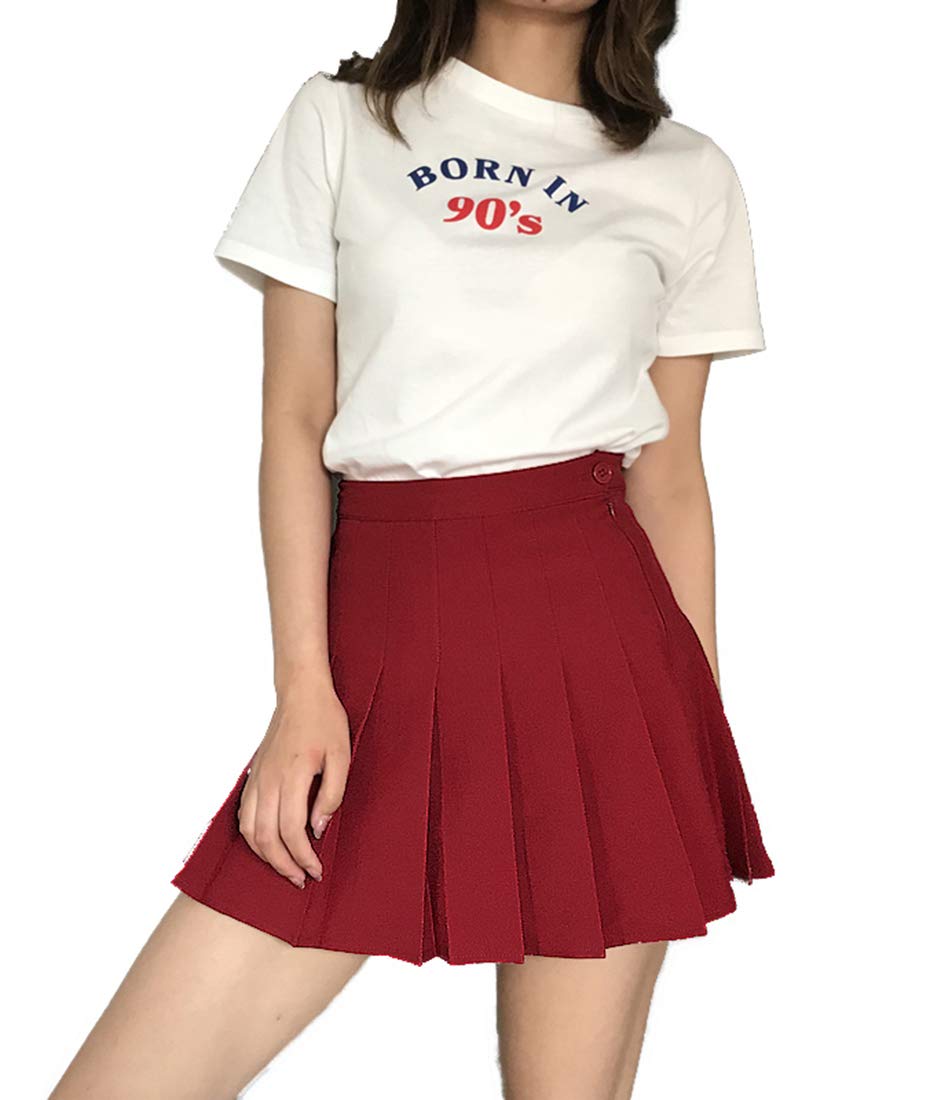 Girl's Pleated School Dress for Teens - Tennis & Scooter Skirt