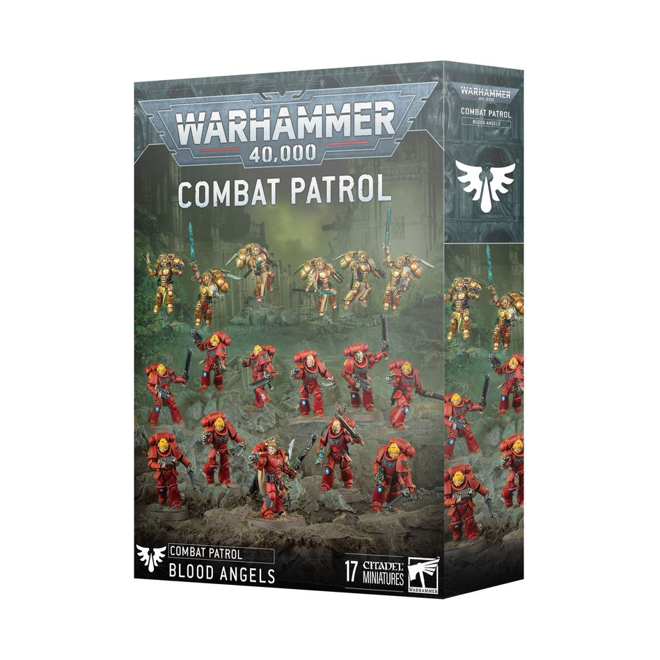 Blood Angels Combat Patrol (2024) - Sanguinary Spearhead Warhammer 40K Army Set | Fast-Painted Miniatures for Tabletop Battles & Collection Display