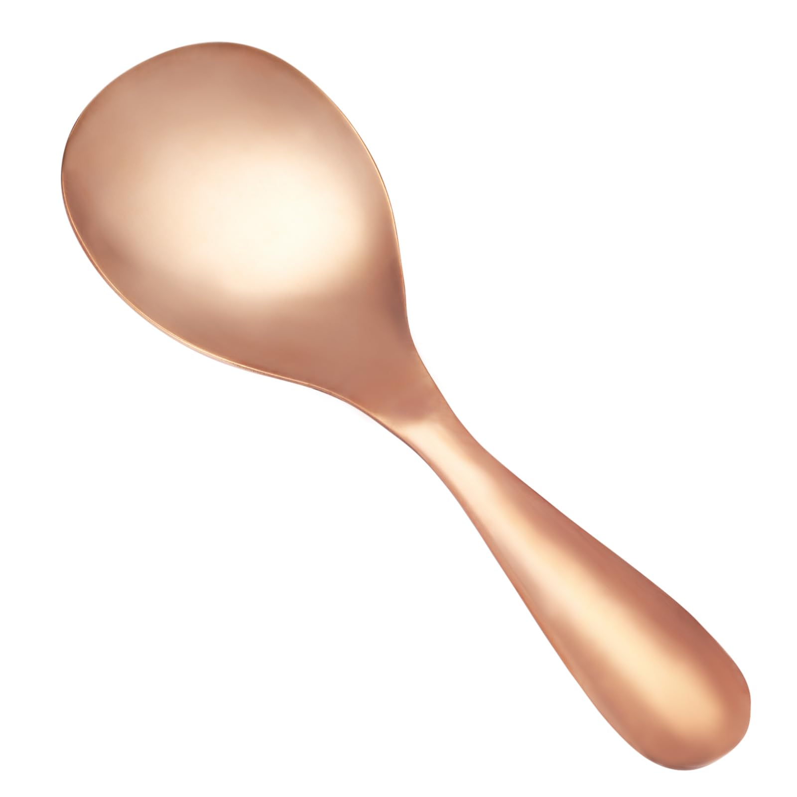 99% Pure Copper Rice Spoon - Handmade Non-Stick Rice Paddle & Kitchen Utensil for Perfect Sushi, Rice Dishes & Asian Cooking | Durable Copper Spatula for Rice Cooker & Stovetop Use