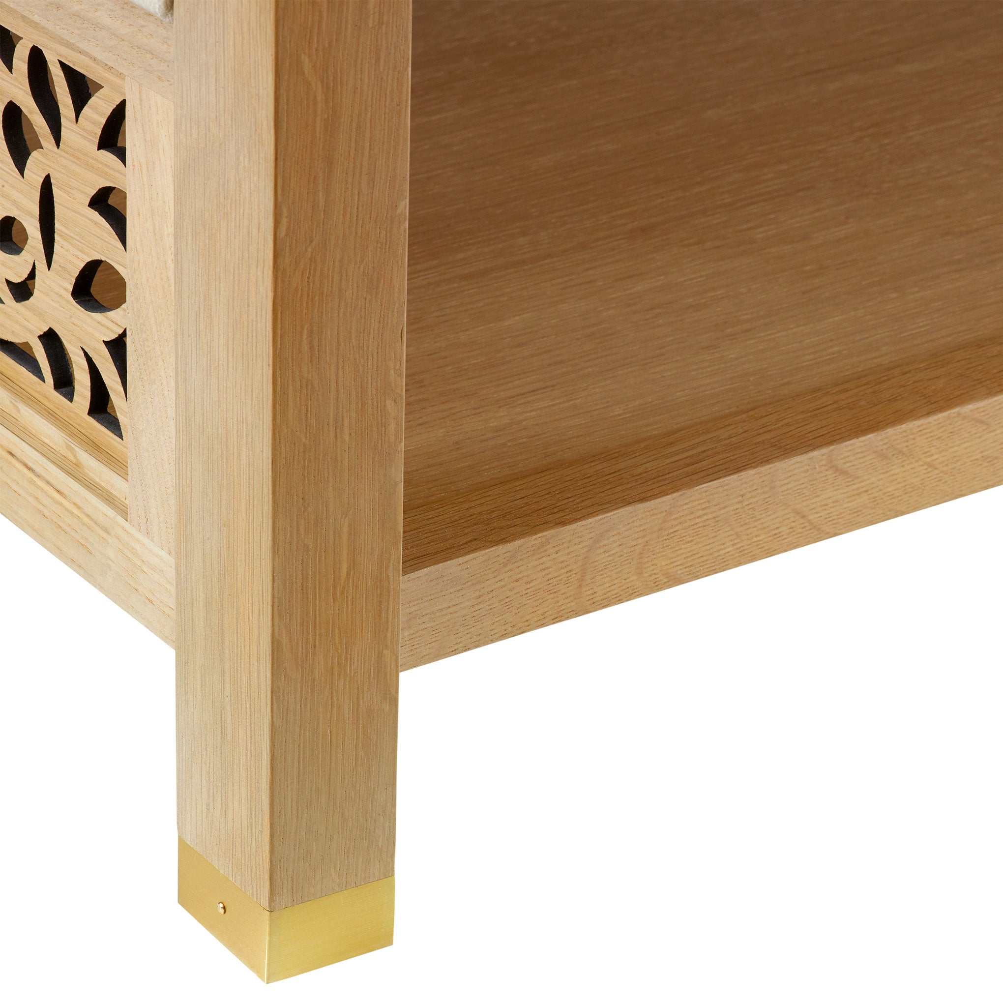 Stylish Surrey Hills Trellis Cocktail Table - Modern End Table for Living Room, Patio & Outdoor Decor - Perfect for Coffee, Books & Drinks